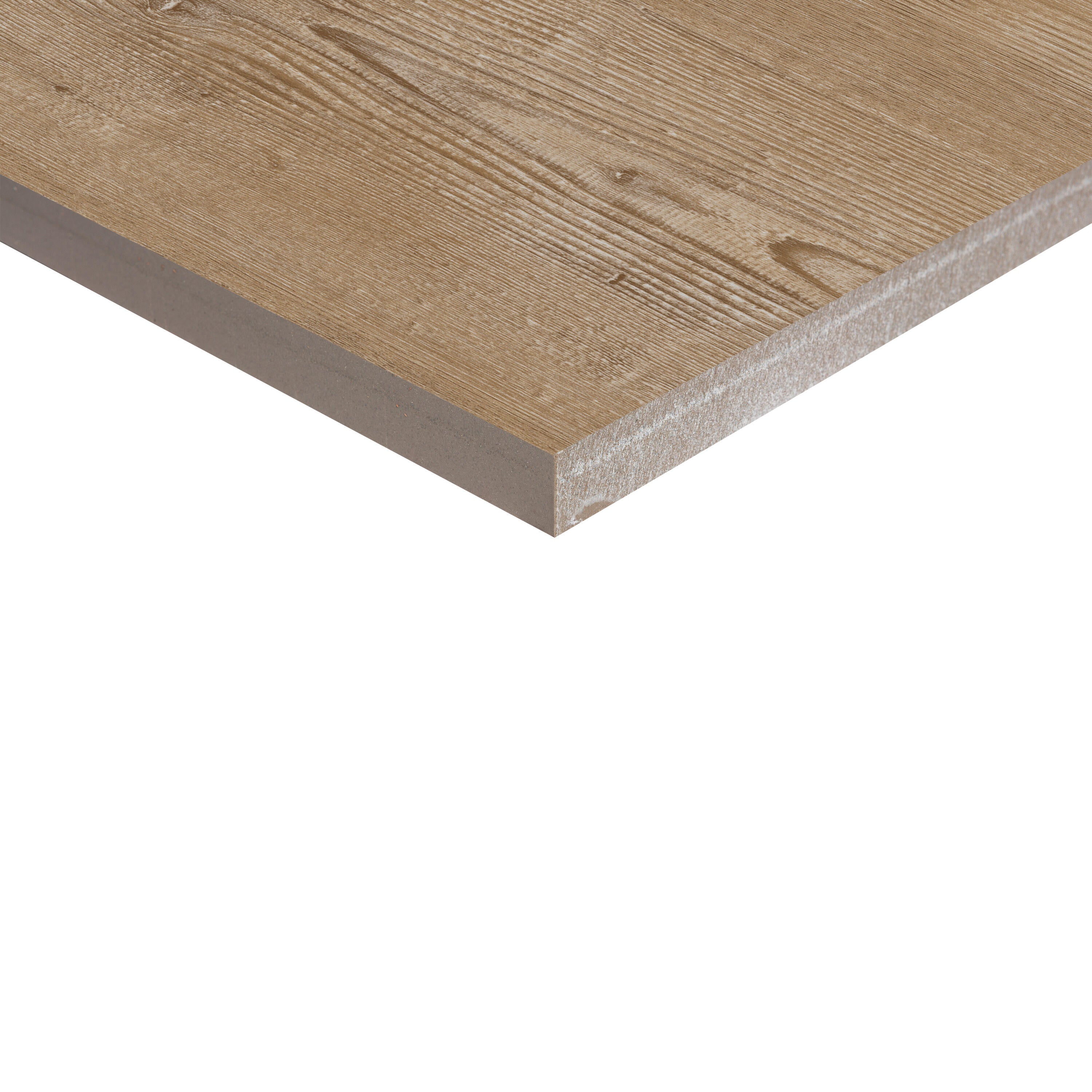 Lot de 2 dalles BARN grès cérame effet bois ARTENS, l.60 x L.60cm x Ep.20mm - 10