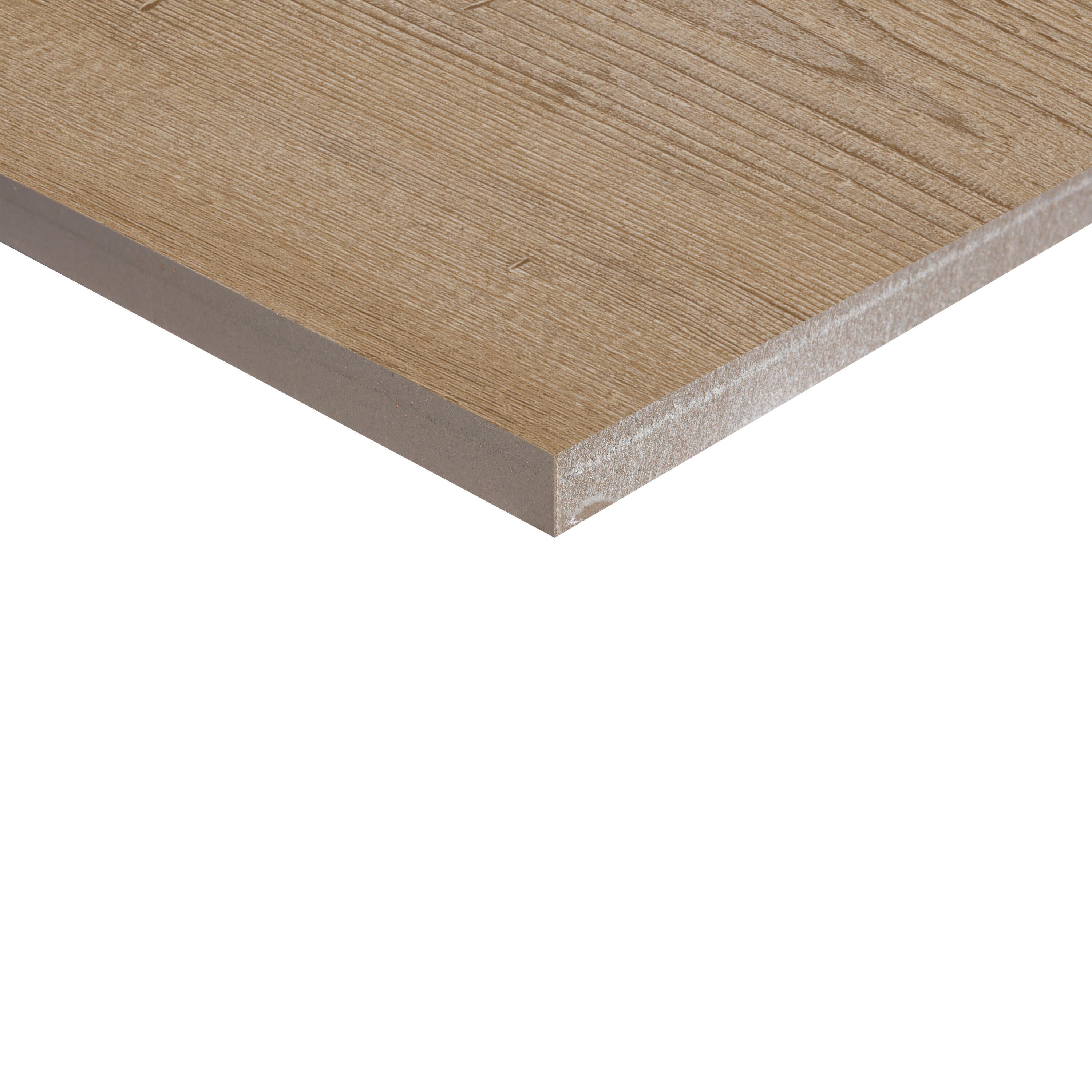 Lot de 2 dalles effet bois barn naturel ARTENS, L.120.5 x l.30 cm x Ep.20 mm - 8