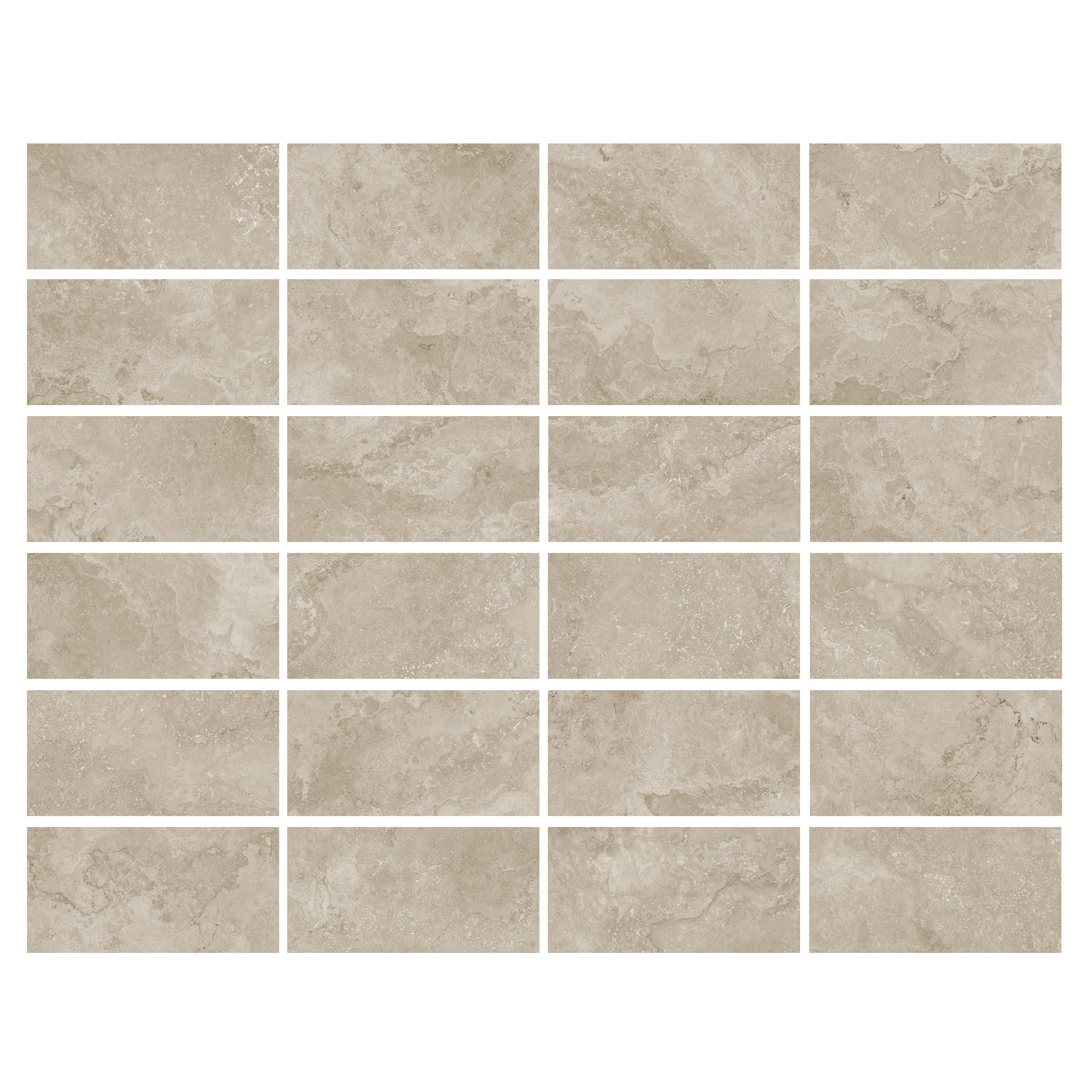 Carrelage sol extérieur effet pierre beige Lakos l.30 x L.60 cm x Ep.8.7 mm ARTE - 6