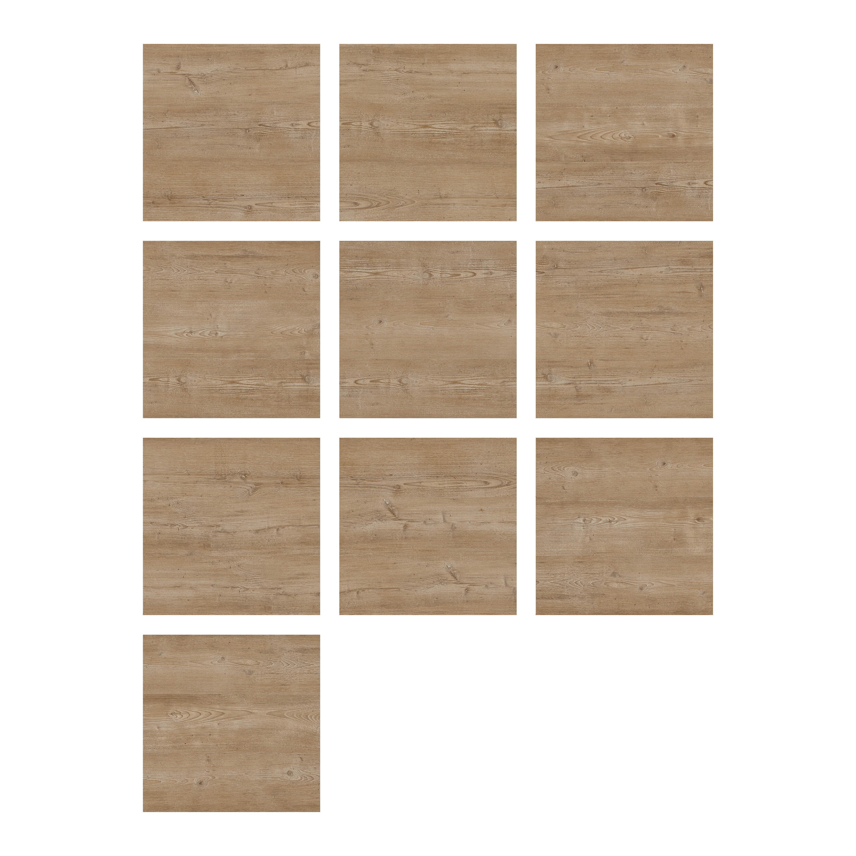 Lot de 2 dalles BARN grès cérame effet bois ARTENS, l.60 x L.60cm x Ep.20mm - 7