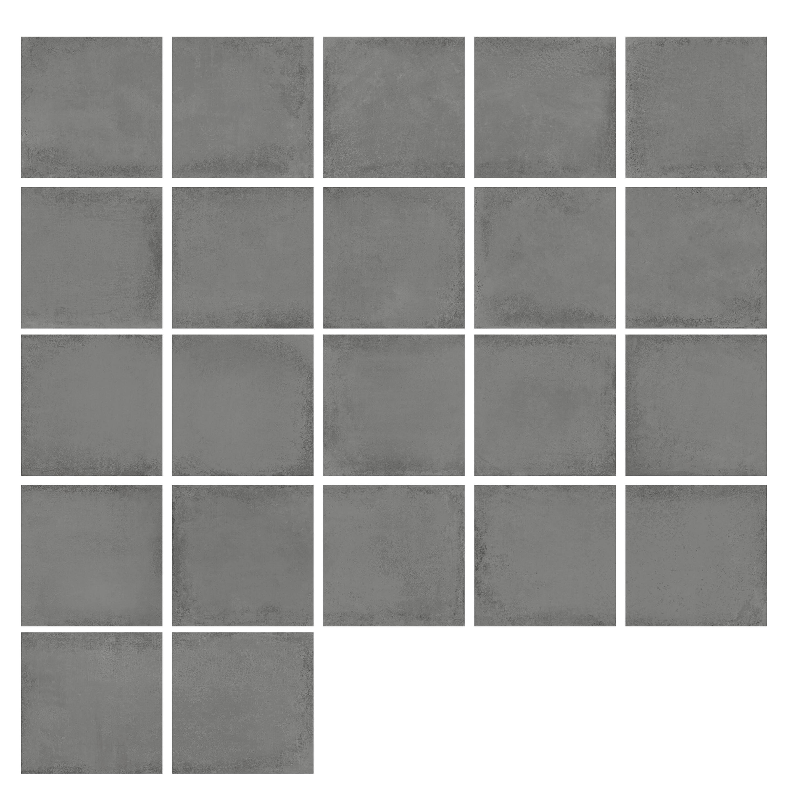Lot de 2 dalles MANAA grès cérame effet béton ARTENS l.60 x L.60 cm x Ep.20mm - 4