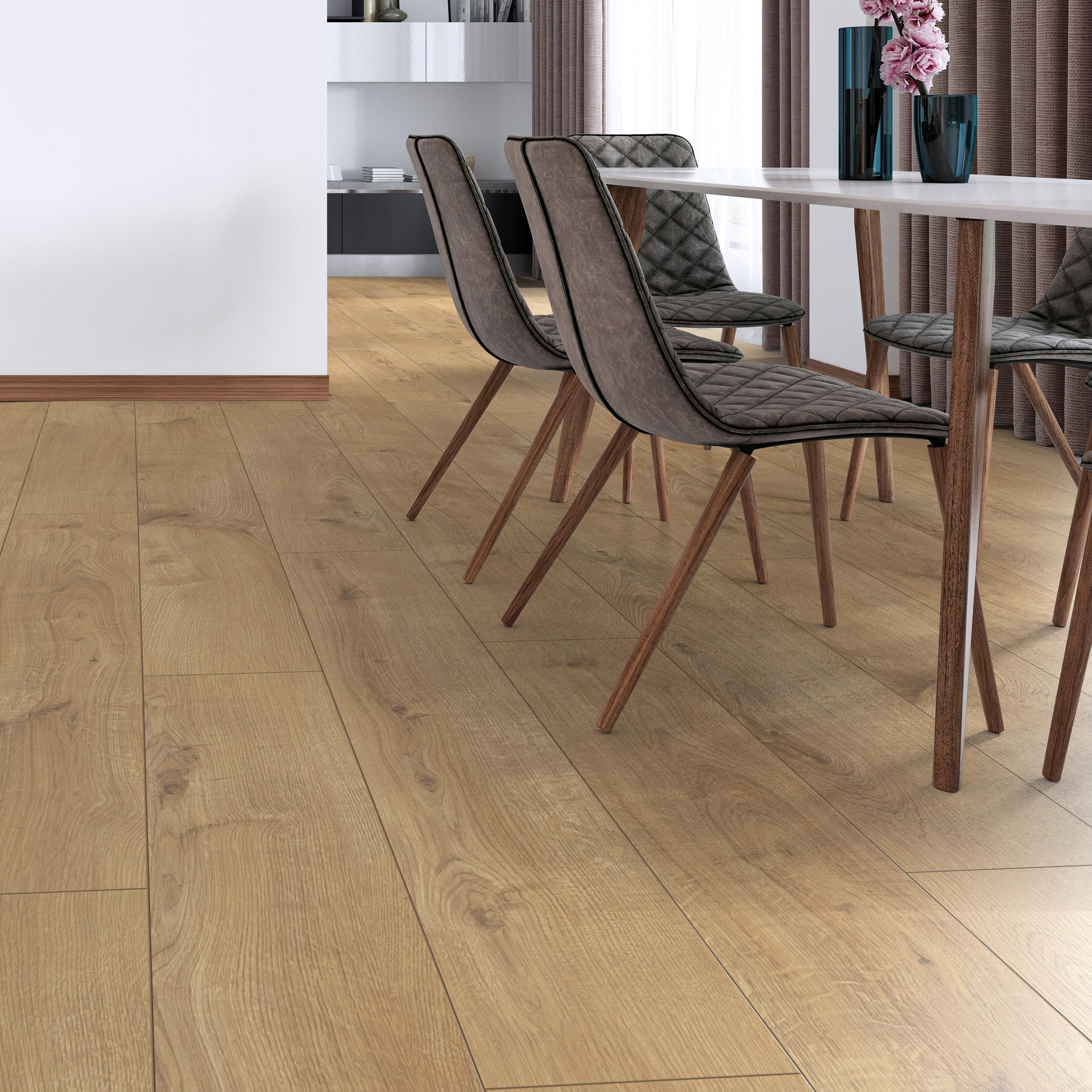 Panele podłogowe laminowane wodoodporne AC5 8 mm Artens Varda 2 - 4