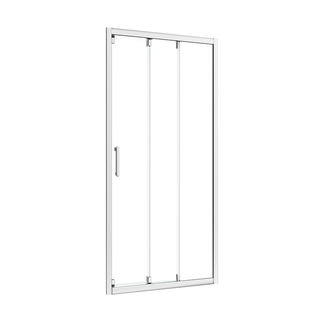 Drzwi prysznicowe przesuwne Easy 90 x 190 cm chrom Sensea