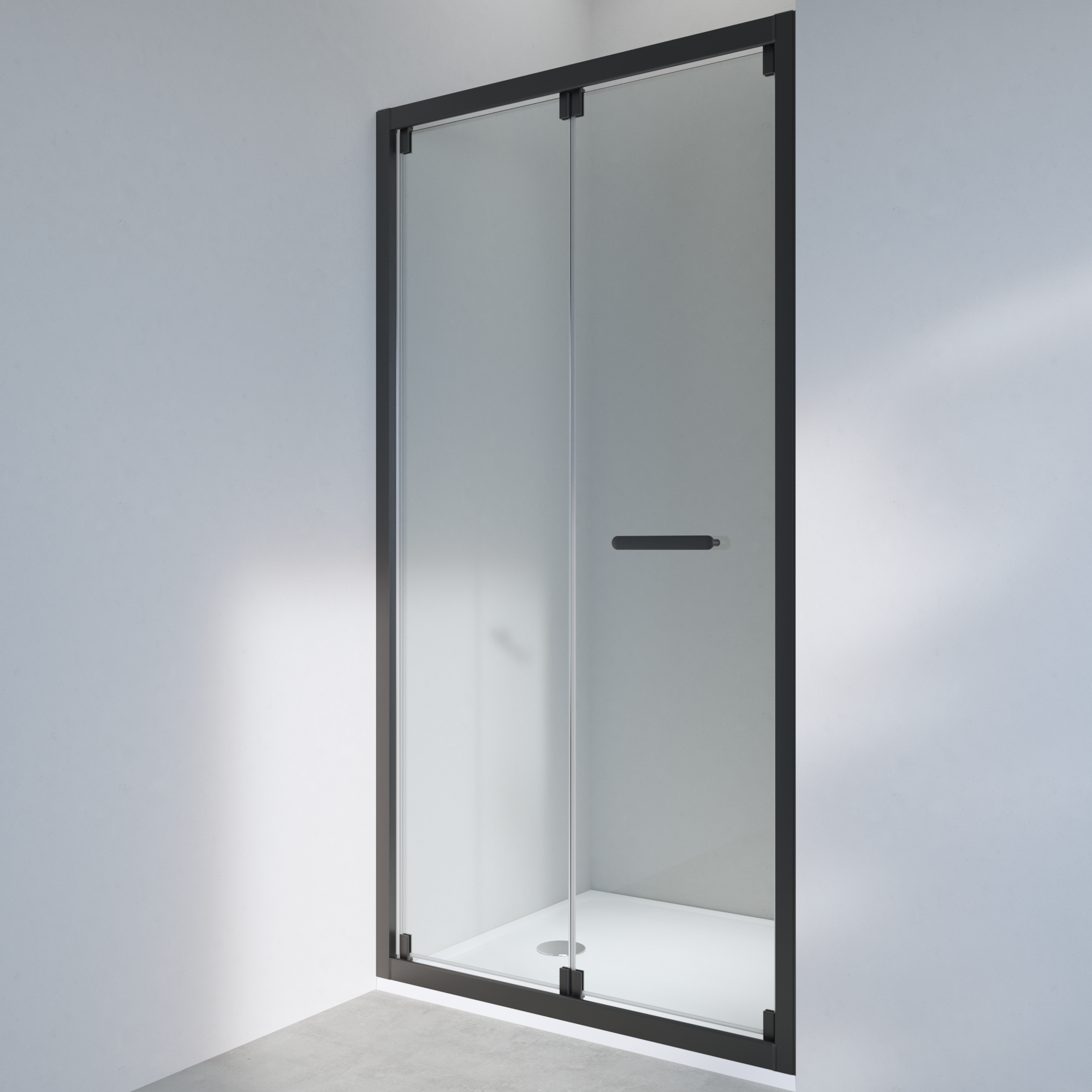 Vidros para cabine de duche de fole 100x190 cm transparente Easy - 6