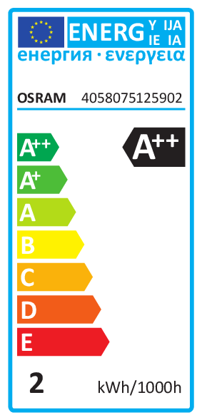 Lampadina LED, E14 faretto, trasparente, 1.5W = 110 LM (equiv 25 W), 36°, OSRAM - 5