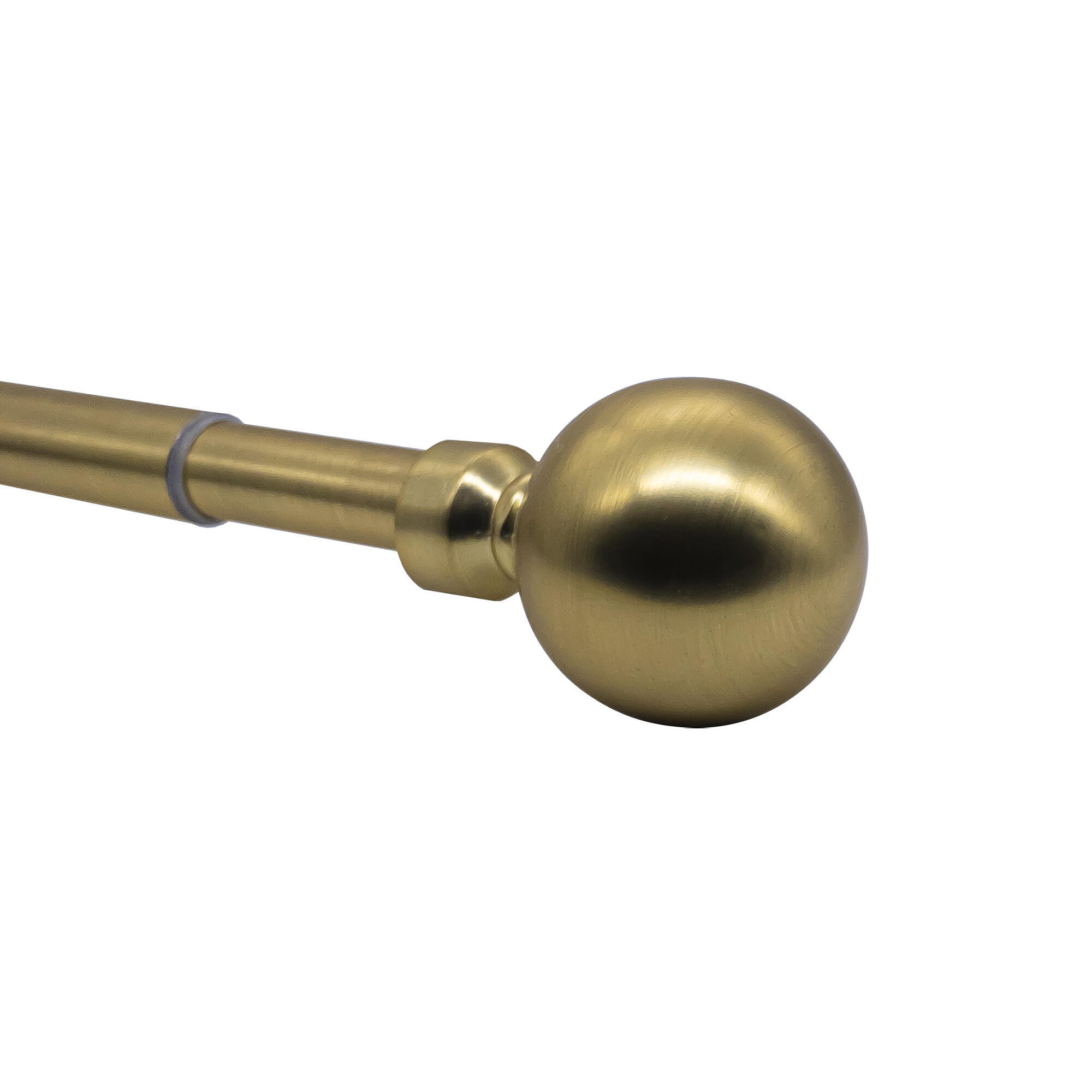 Asta Tenda Metallica Vimayta Avvolgente Diametro 2,5 Cm – Regolabile 71-120 Cm, Oro Spazzolato