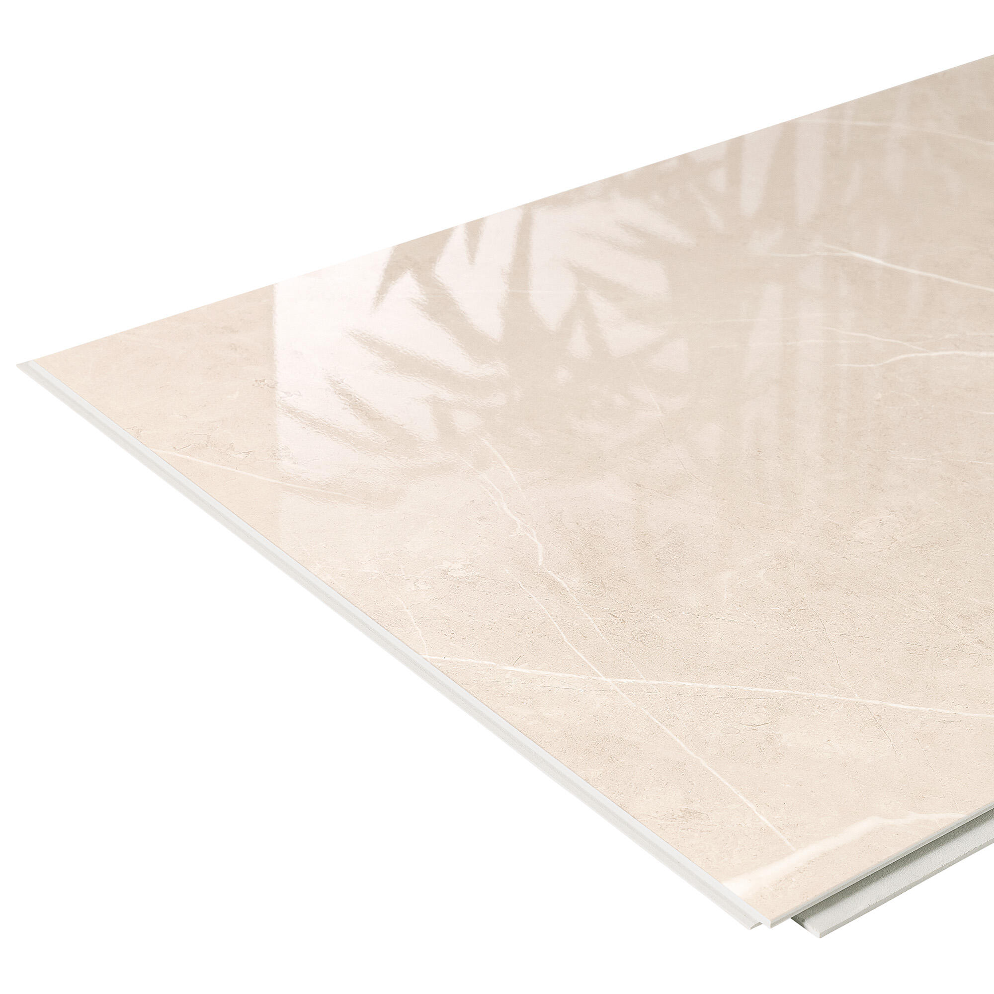 Revestimiento de pared decorativo efecto mármol de PVC Gloss Faro beige 65x37.5cm - 4