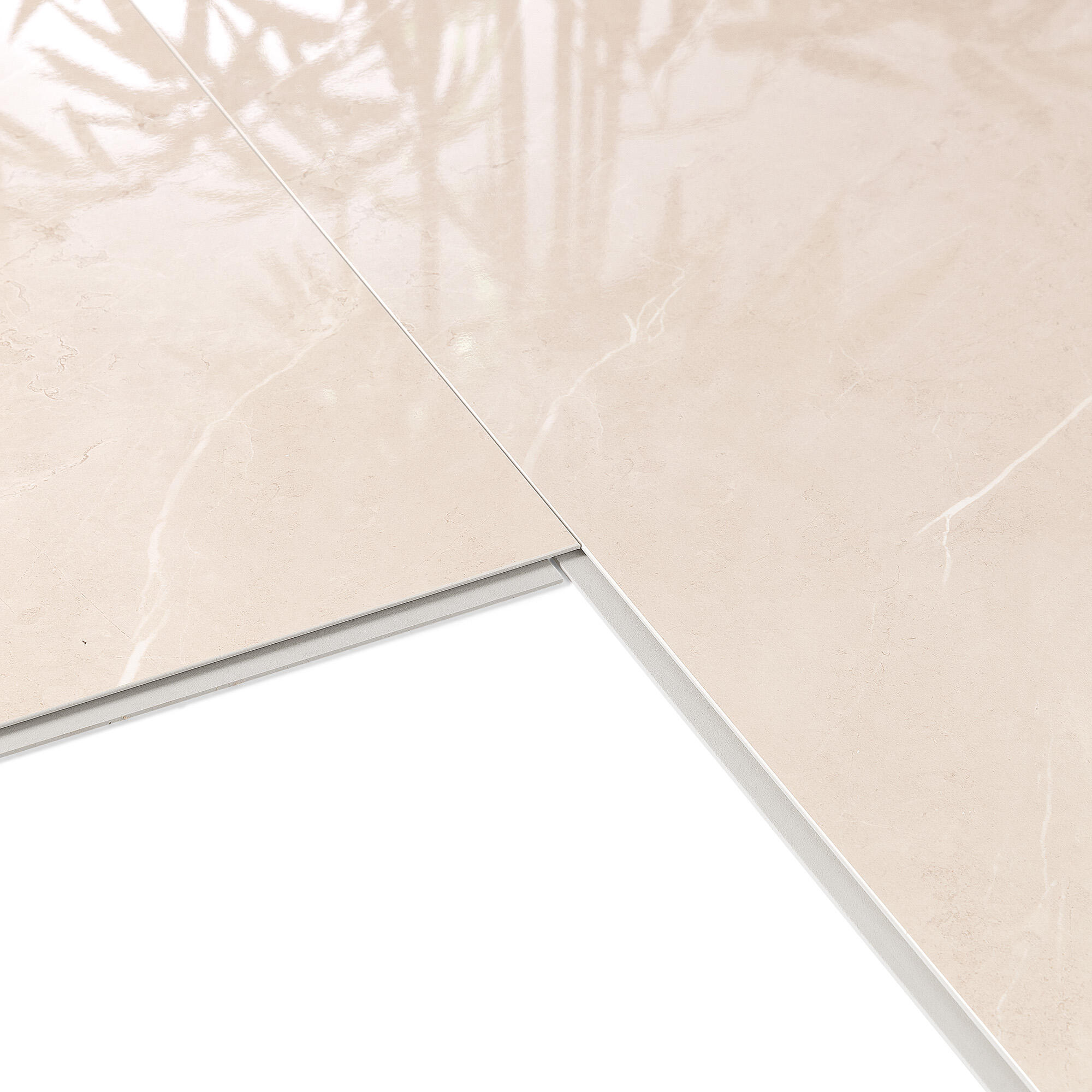 Revestimiento de pared decorativo efecto mármol de PVC Gloss Faro beige 65x37.5cm - 9