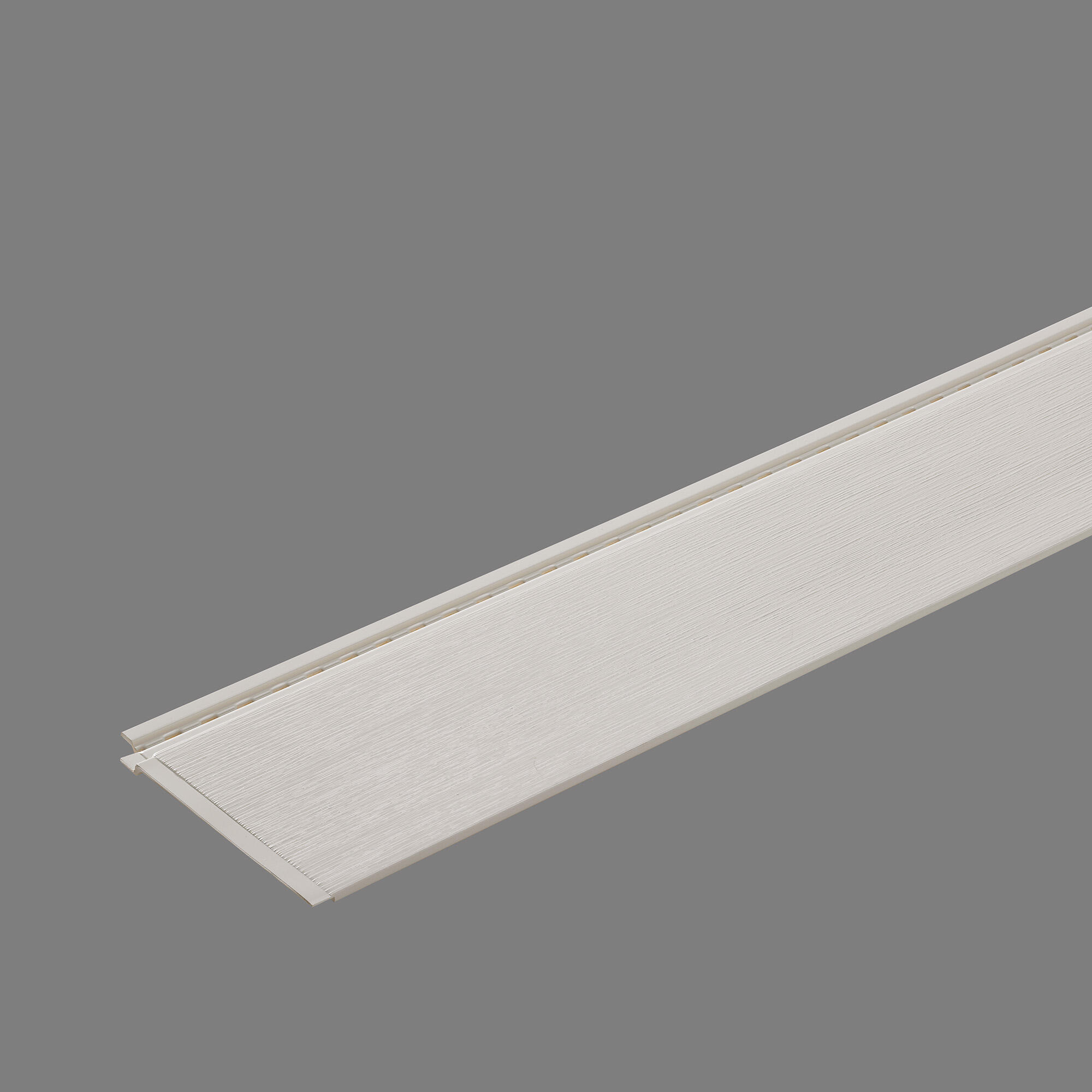 Revestimiento de pared decorativo efecto madera de PVC Dumaclin Cream crema apto para exterior 240x18.5cm - 4