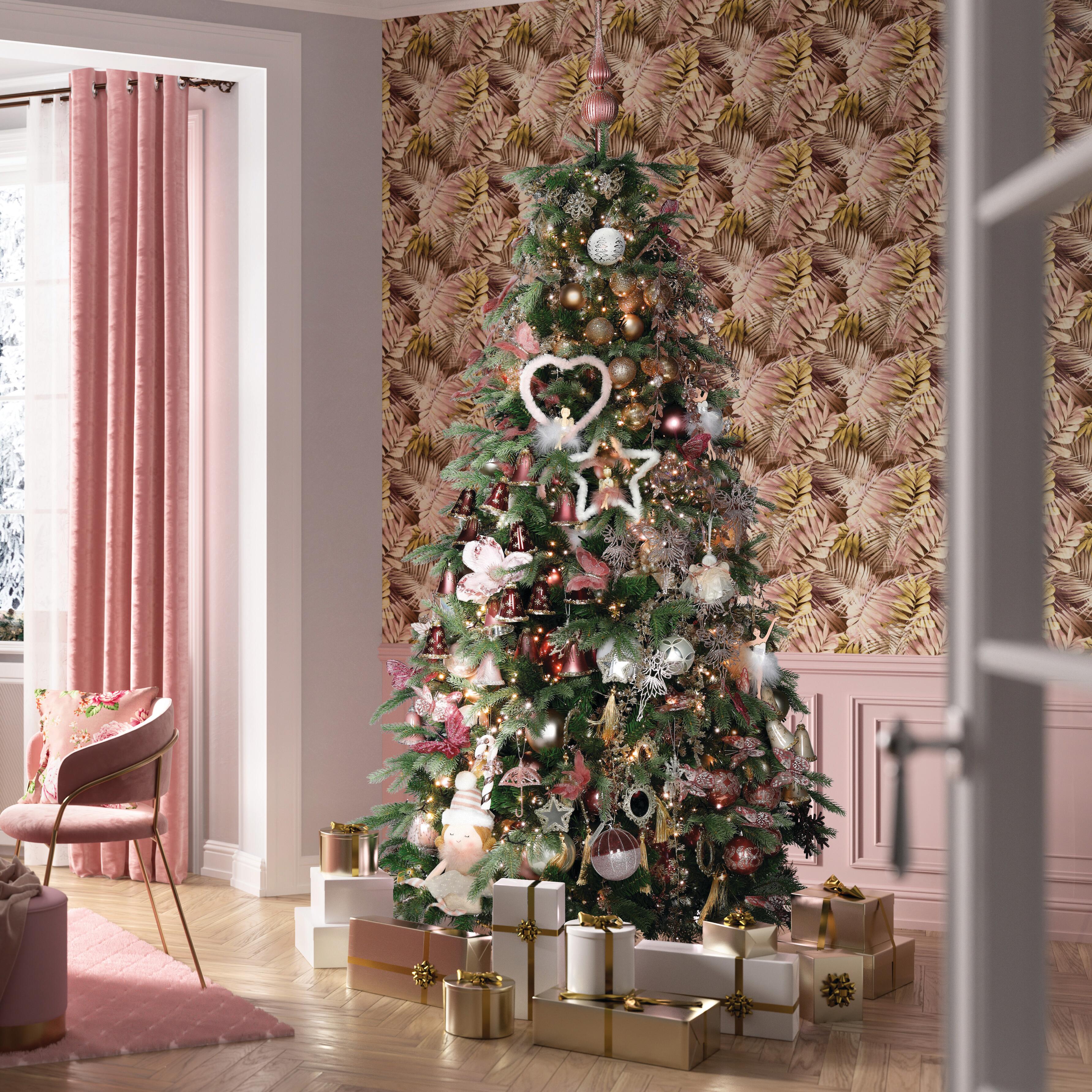 Tenda Misty rosa antionde, passanti nascosti 135x280 cm - 4