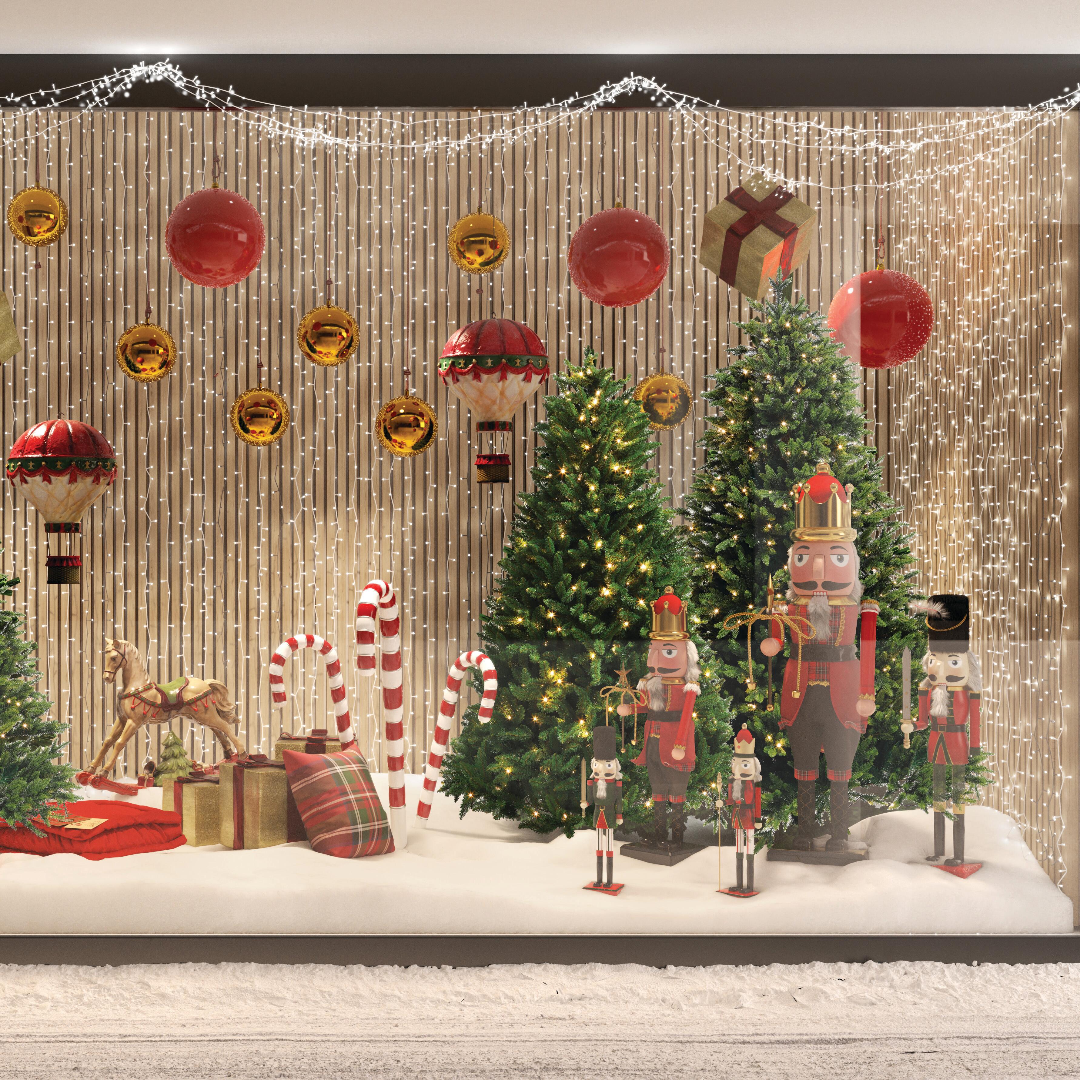 Schiaccianoci LED multicolore in polipropilene L 22 x P 22 x H 110 cm - 2