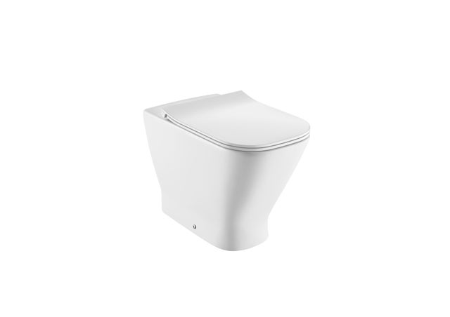 Vaso WC filomuro ROCA cassandra, sedile incluso P 54 x L 35 x H 44 cm bianco