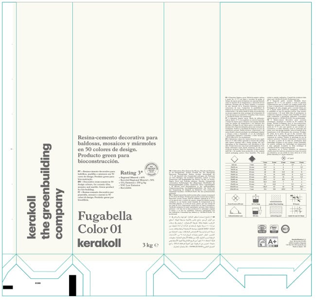 Fugabella Color - Malta Per Fugature - 45 Kg - Idrorepellente E Antibatterico - Foto 9