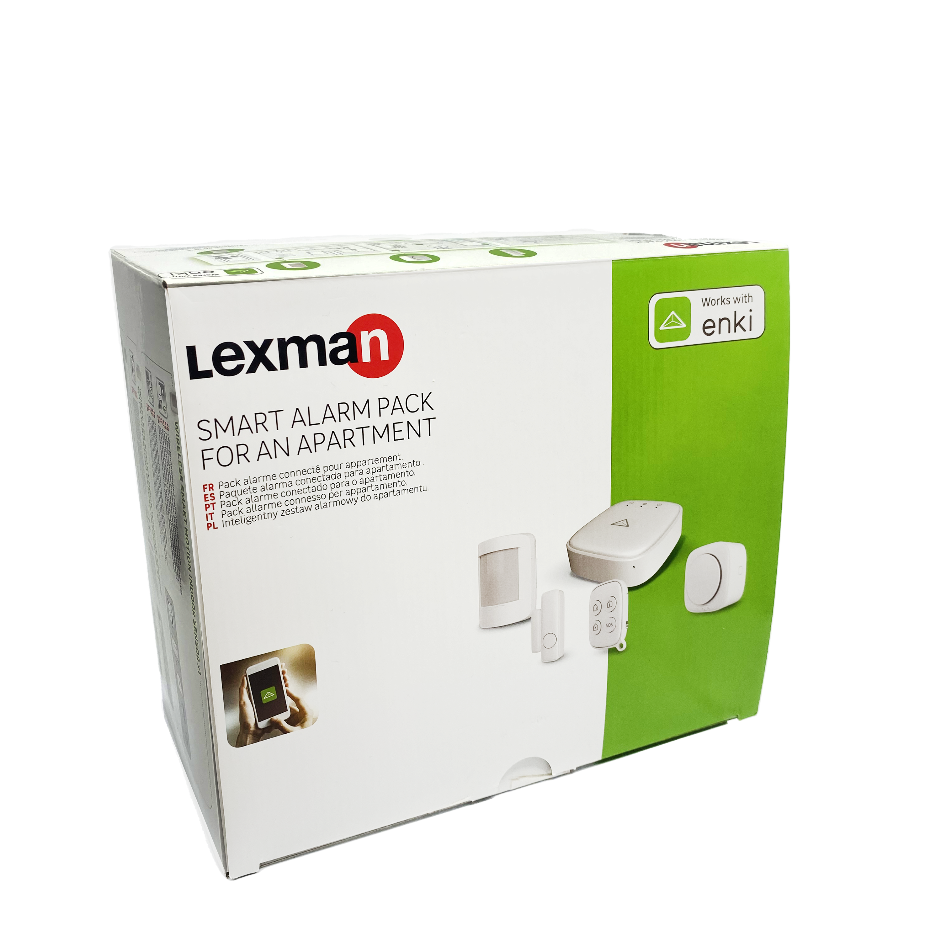 Inteligentny system alarmowy STARTER KIT APARTMENT, LDSENK22 ENKI LEXMAN - 19