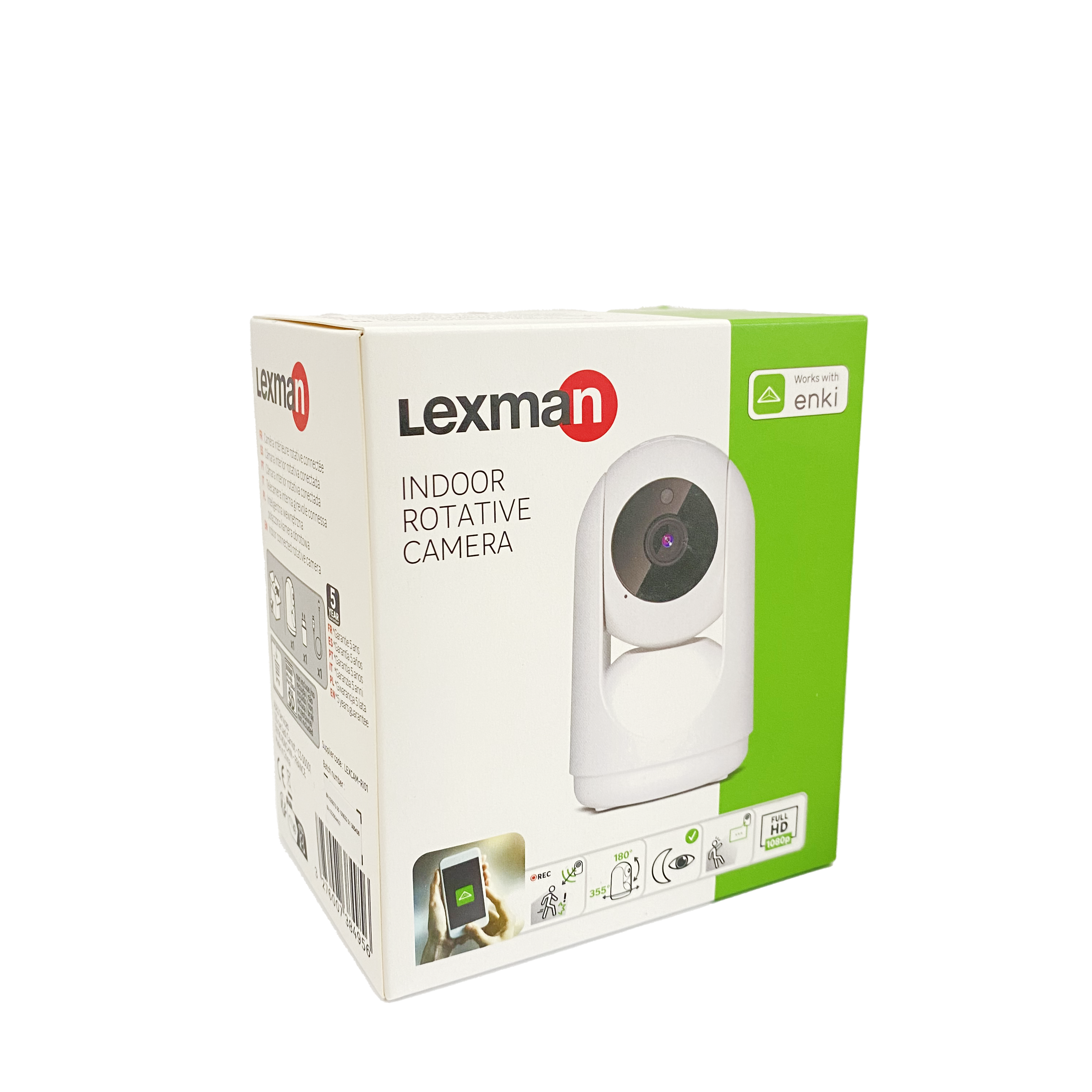 Kamera wewnętrzna obrotowa Enki WiFi LEXCAM-RI01 Lexman - 19
