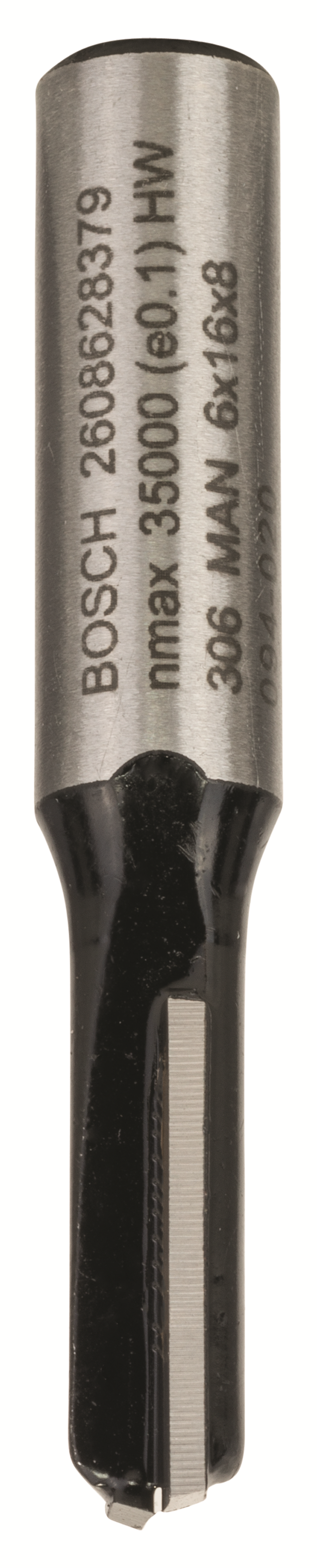 Fresa reta madeira ranhurar 2fl 8x6x16 mm Bosch