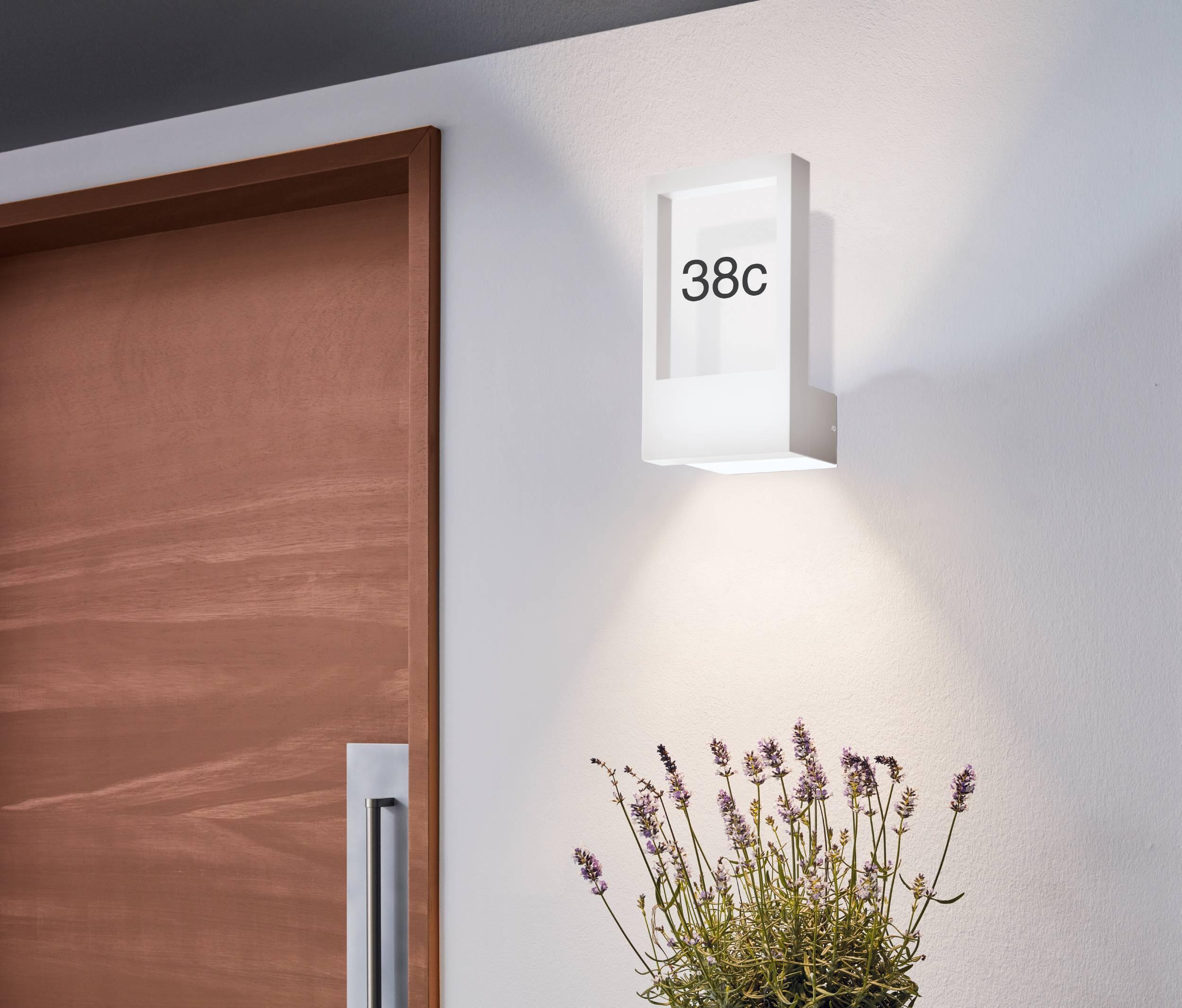 Applique moderno da esterno Monteros bianco IP44 E27 EGLO - 3