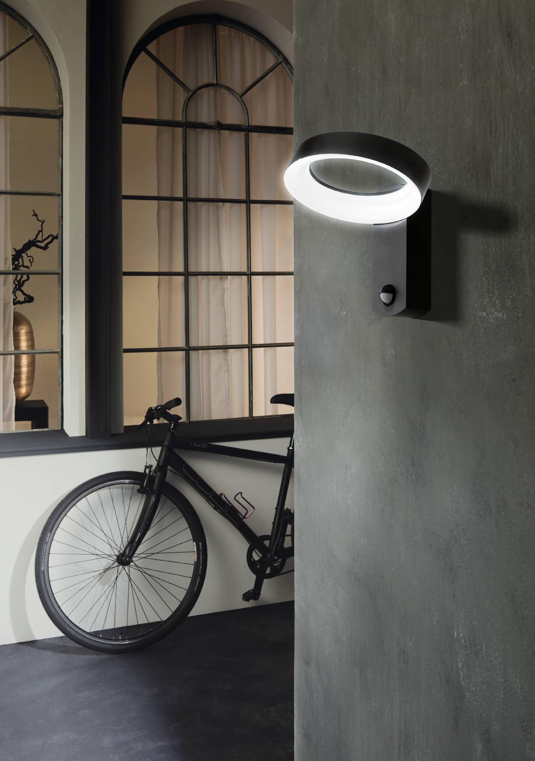 Applique LED design da esterno Pernate antracite IP44 con sensore di movimento, luce bianco caldo 1250 lumen, EGLO - 5