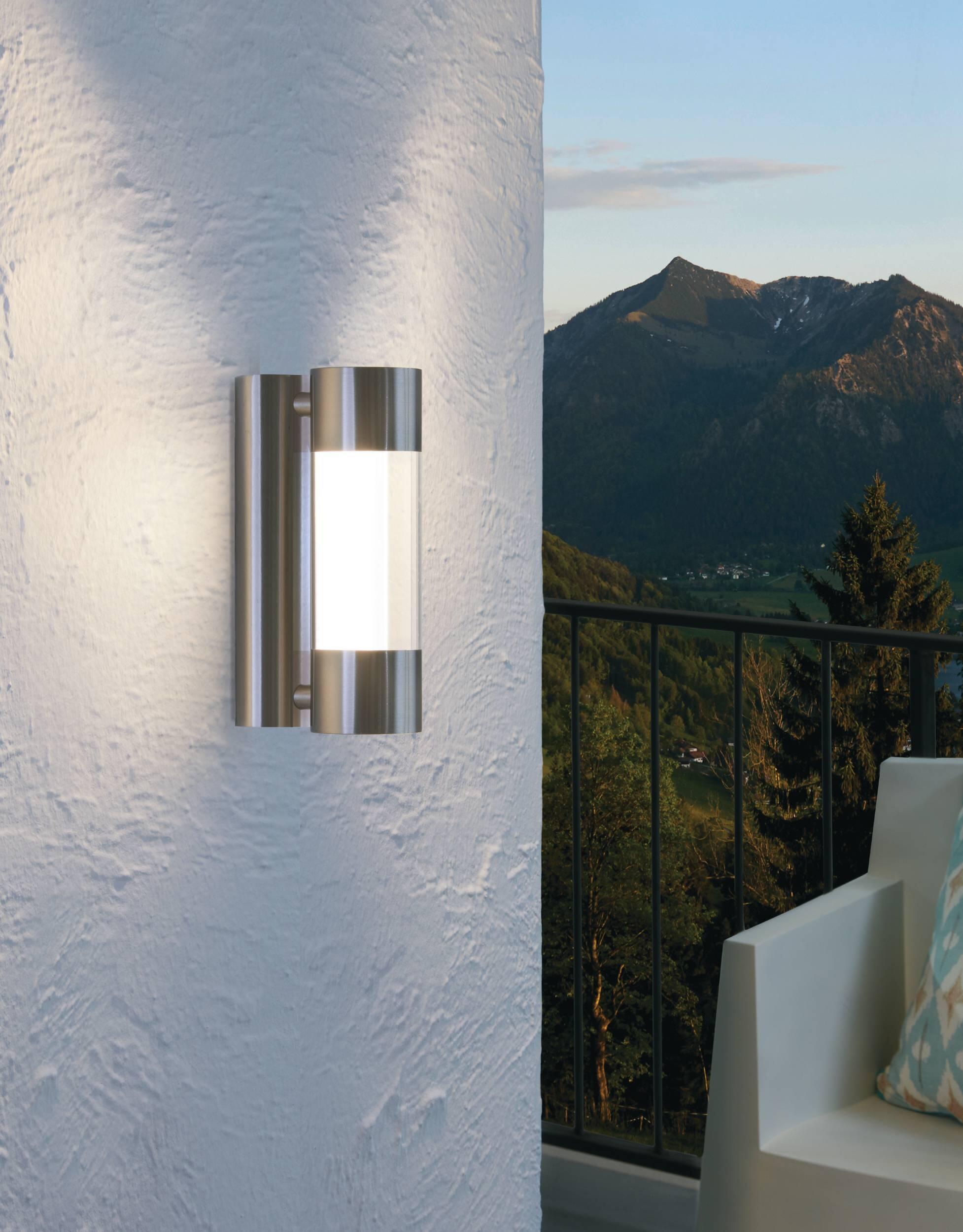 Applique LED moderno da esterno Robledo grigio IP44, luce bianco caldo 660 lumen, EGLO - 2