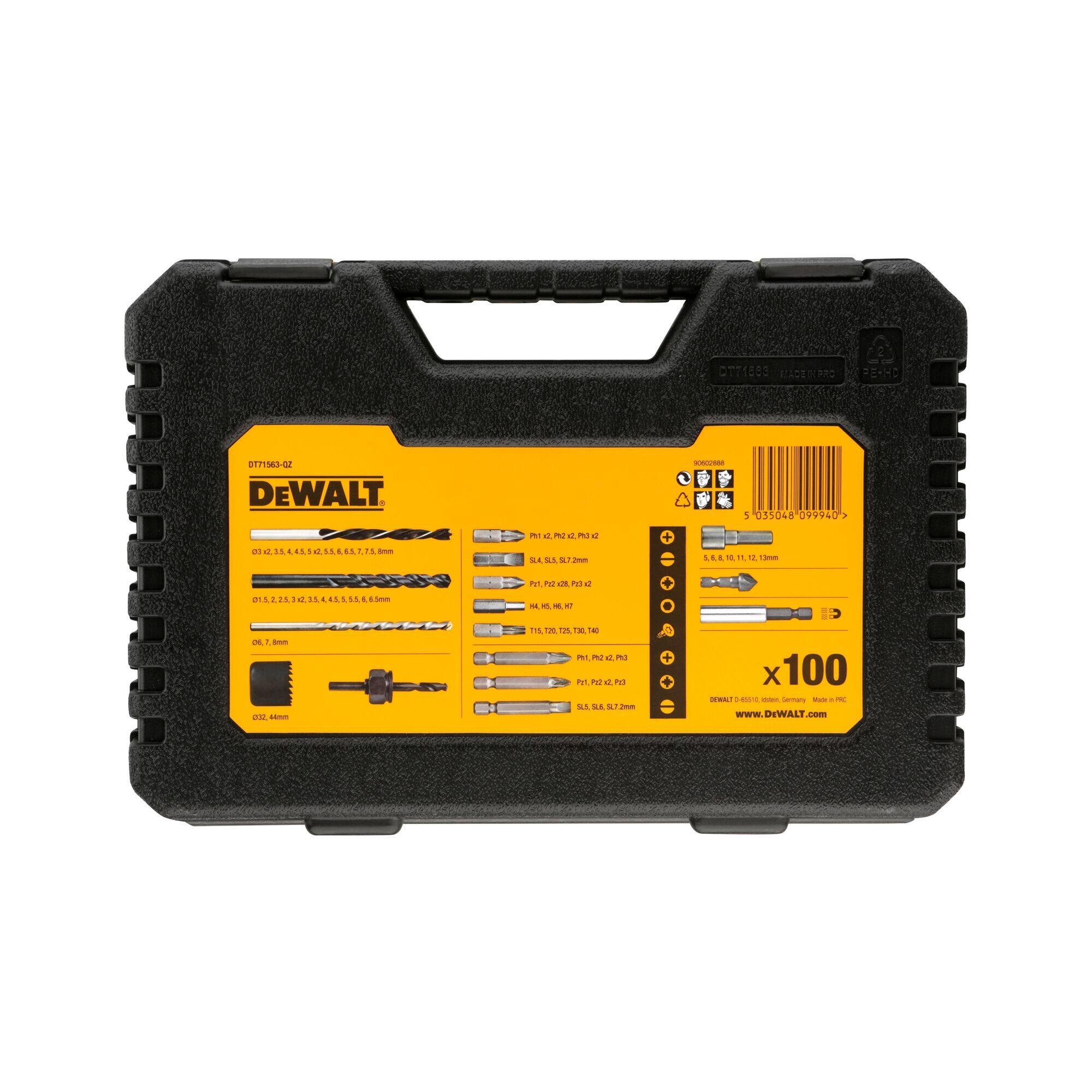 Jeu de forets et vis DEWALT, 100 pièces - 2