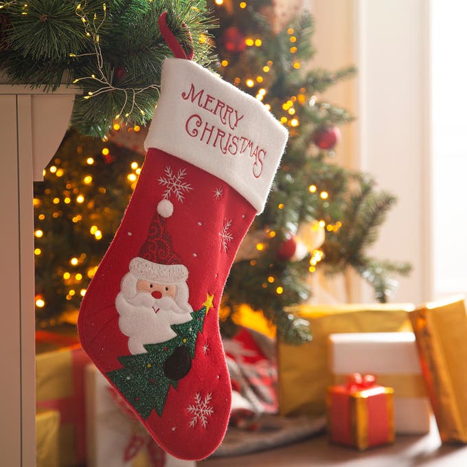 calcetin navideño