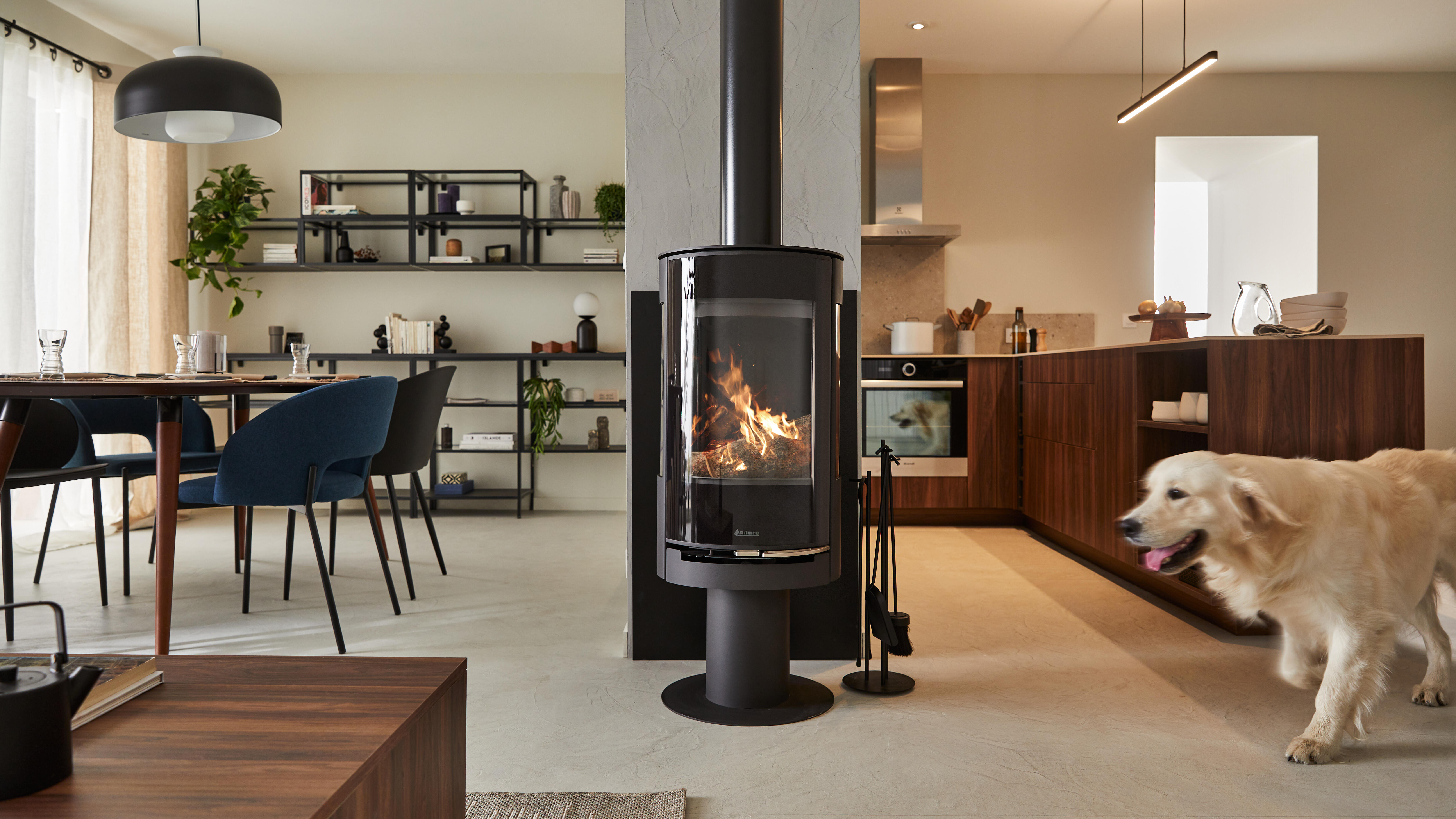 Poêle à bois ADURO Aduro 22.3 lux noir, 5.5 kW - 3