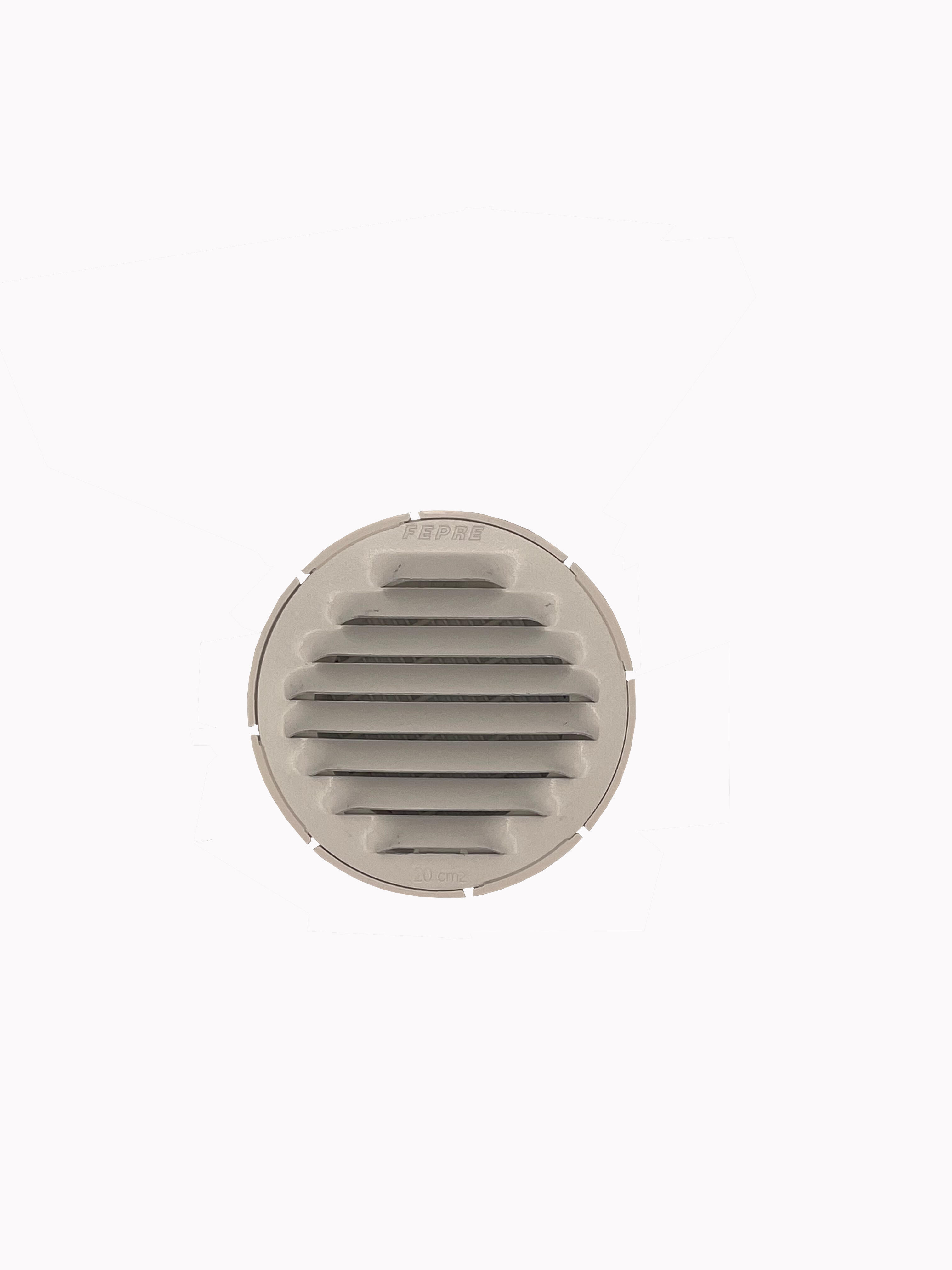 Grille d'aération aluminium laqué Diam.11 cm - 3