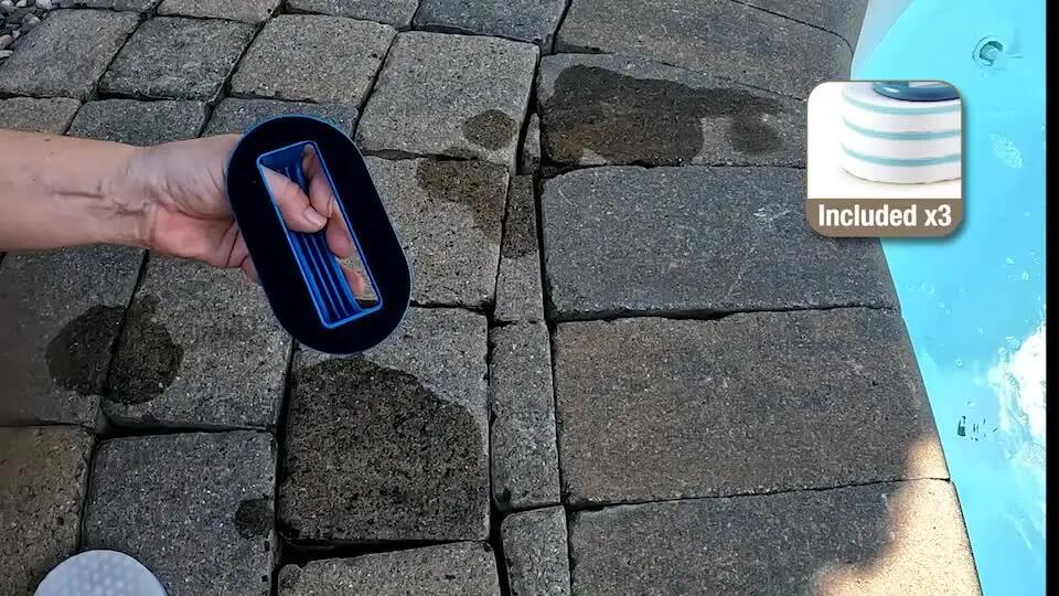Cepillo para piscina de polipropileno NATERIAL de 10.3 cm - 2