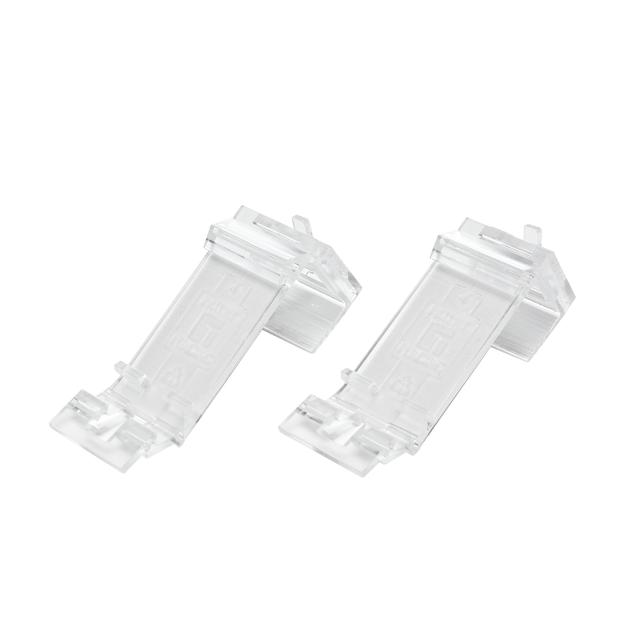 Supporto senza fori INSPIRE per tenda a rullo Bolero in poliestere trasparente, 2 pezzi