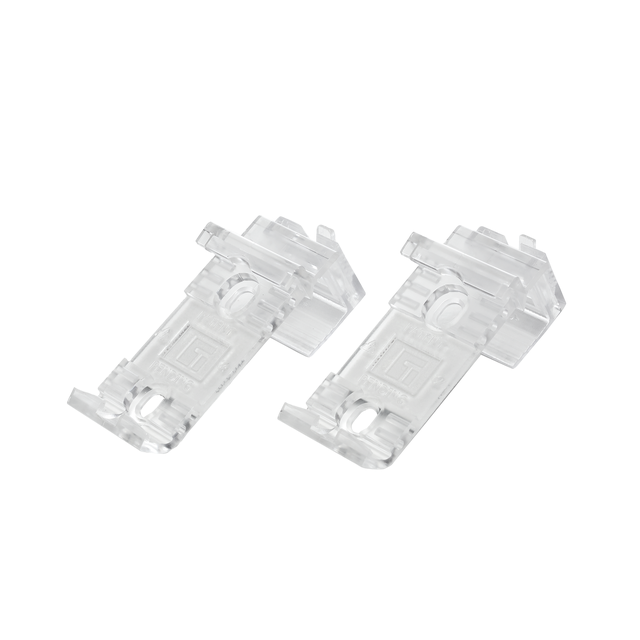 Supporto senza fori INSPIRE per tenda a rullo Samba in poliestere trasparente, 2 pezzi