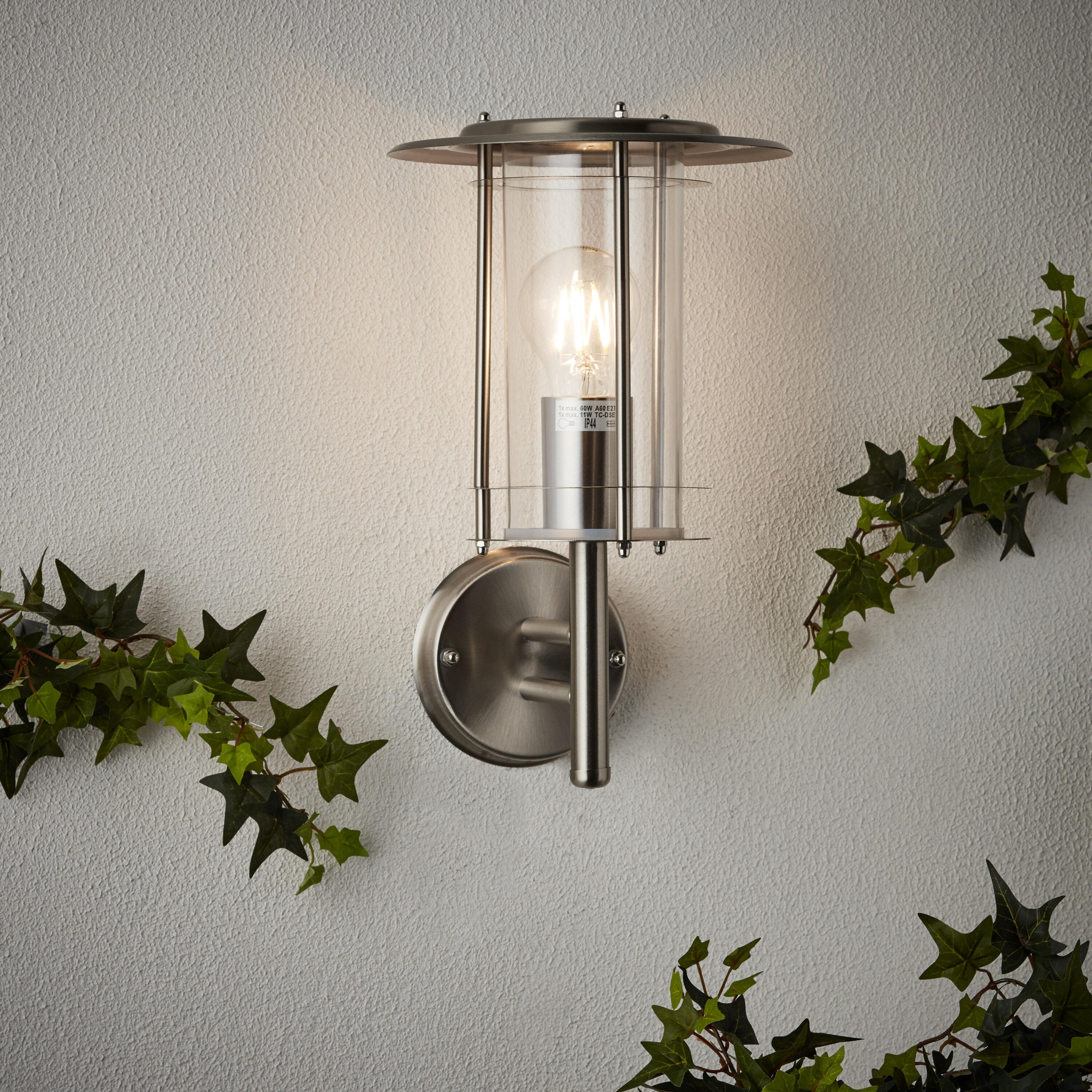 Applique moderno da esterno York grigio IP44 1X E27 BRILLIANT - 2