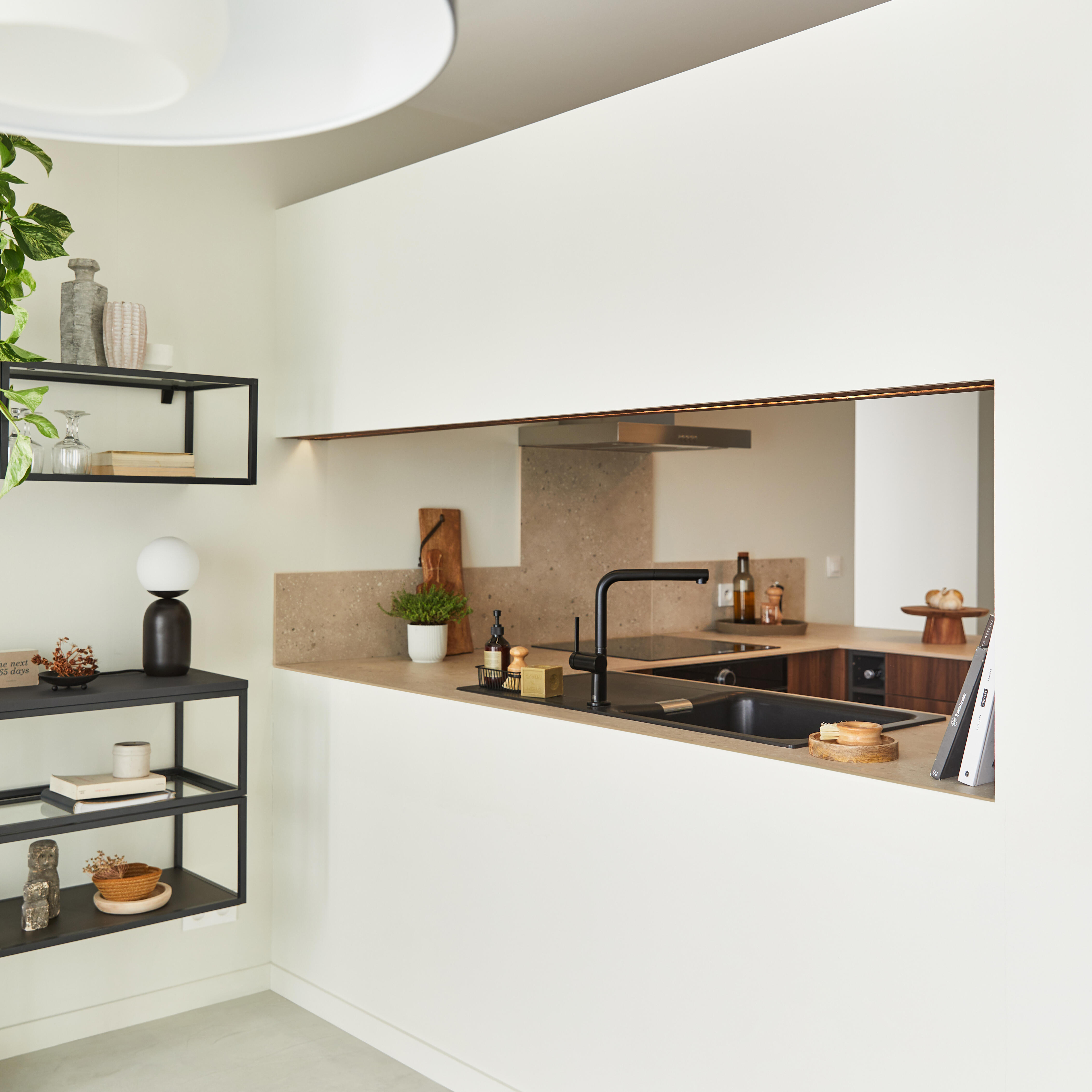 Rubinetto da cucina con doccetta a l Talis M54 nero verniciato satinato HANSGROHE - 5