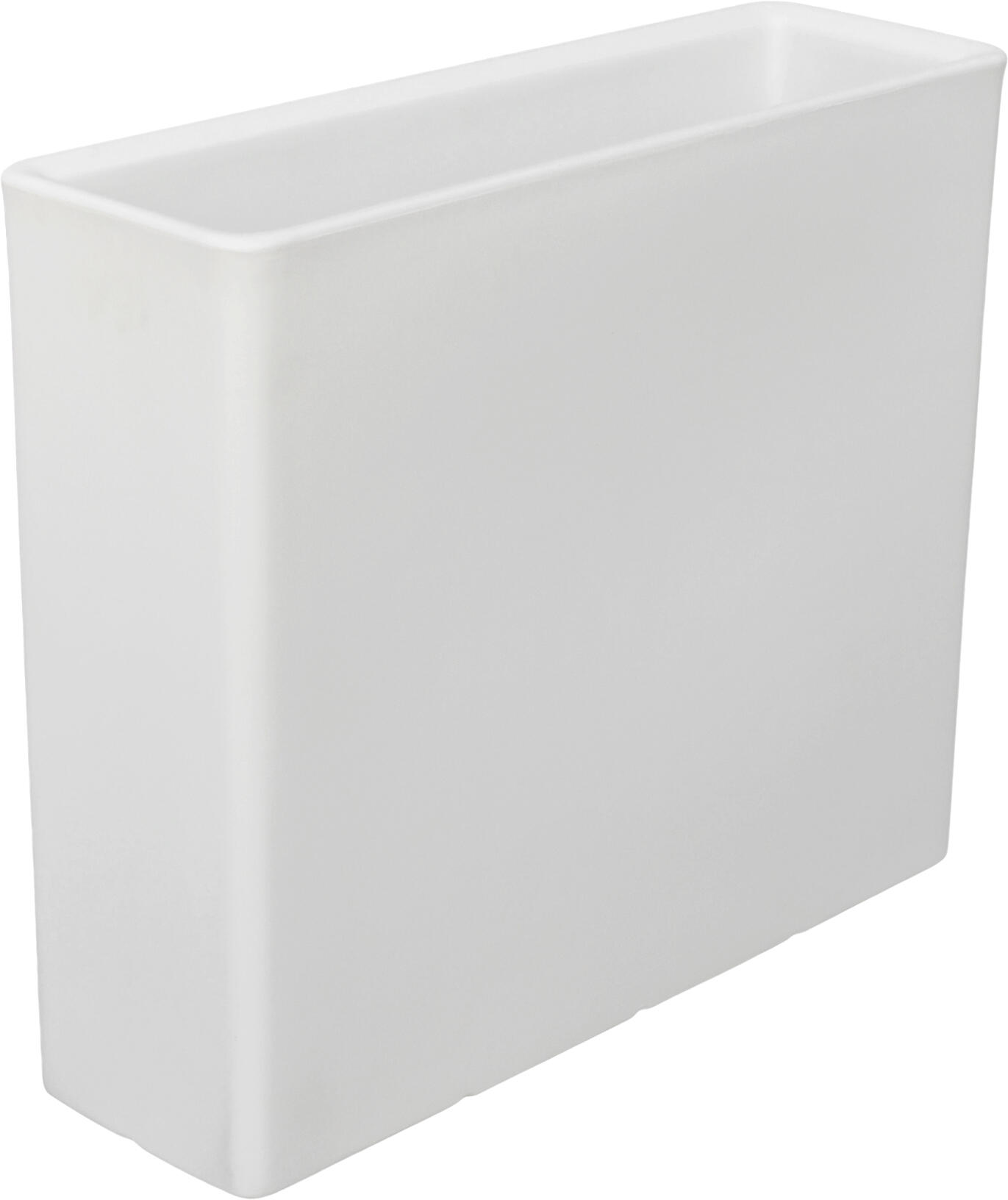 Fioriera 40x50cm 15L in polietilene bianco | Leroy Merlin