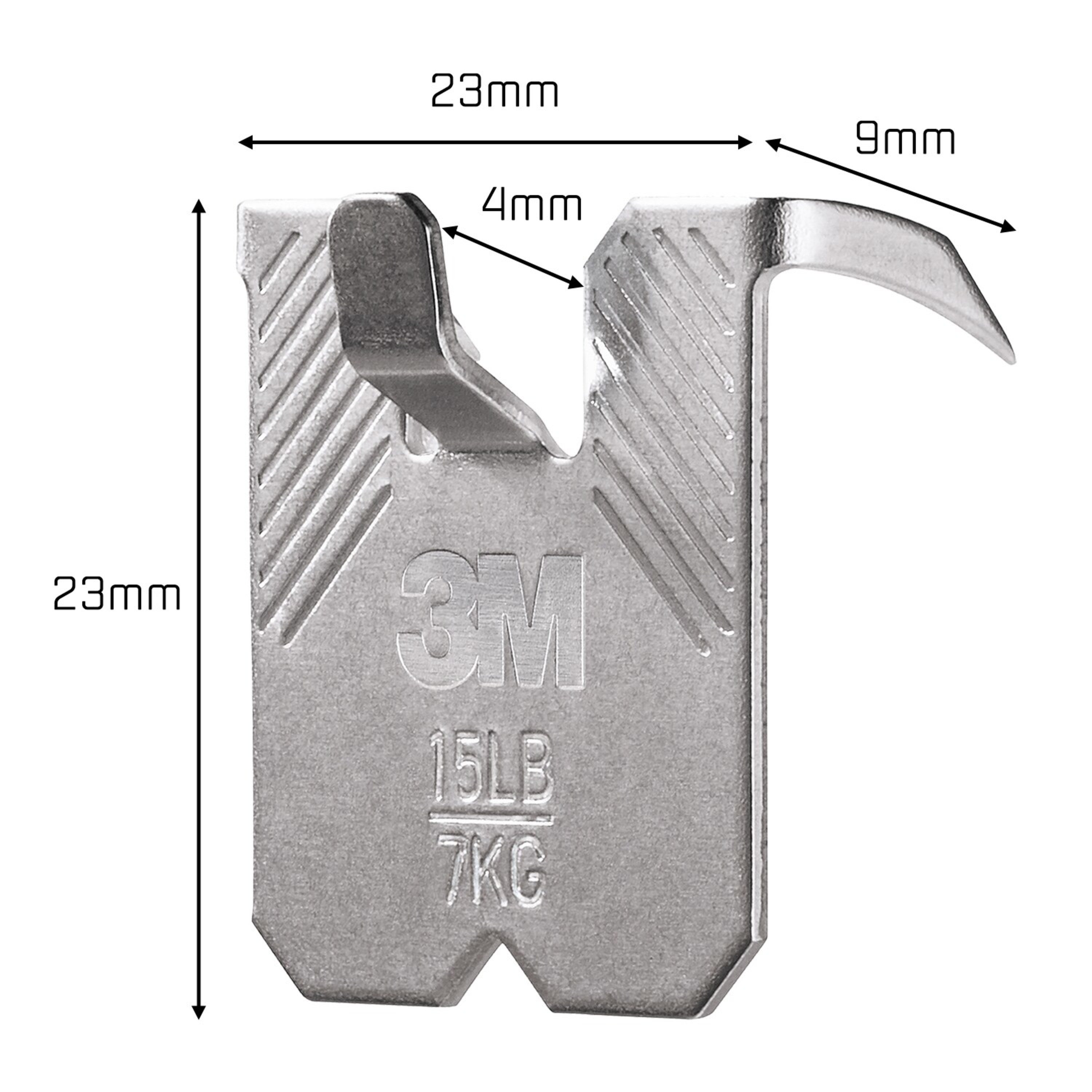 2 suportes para placa de gesso CLAW 7KG 3M - 4