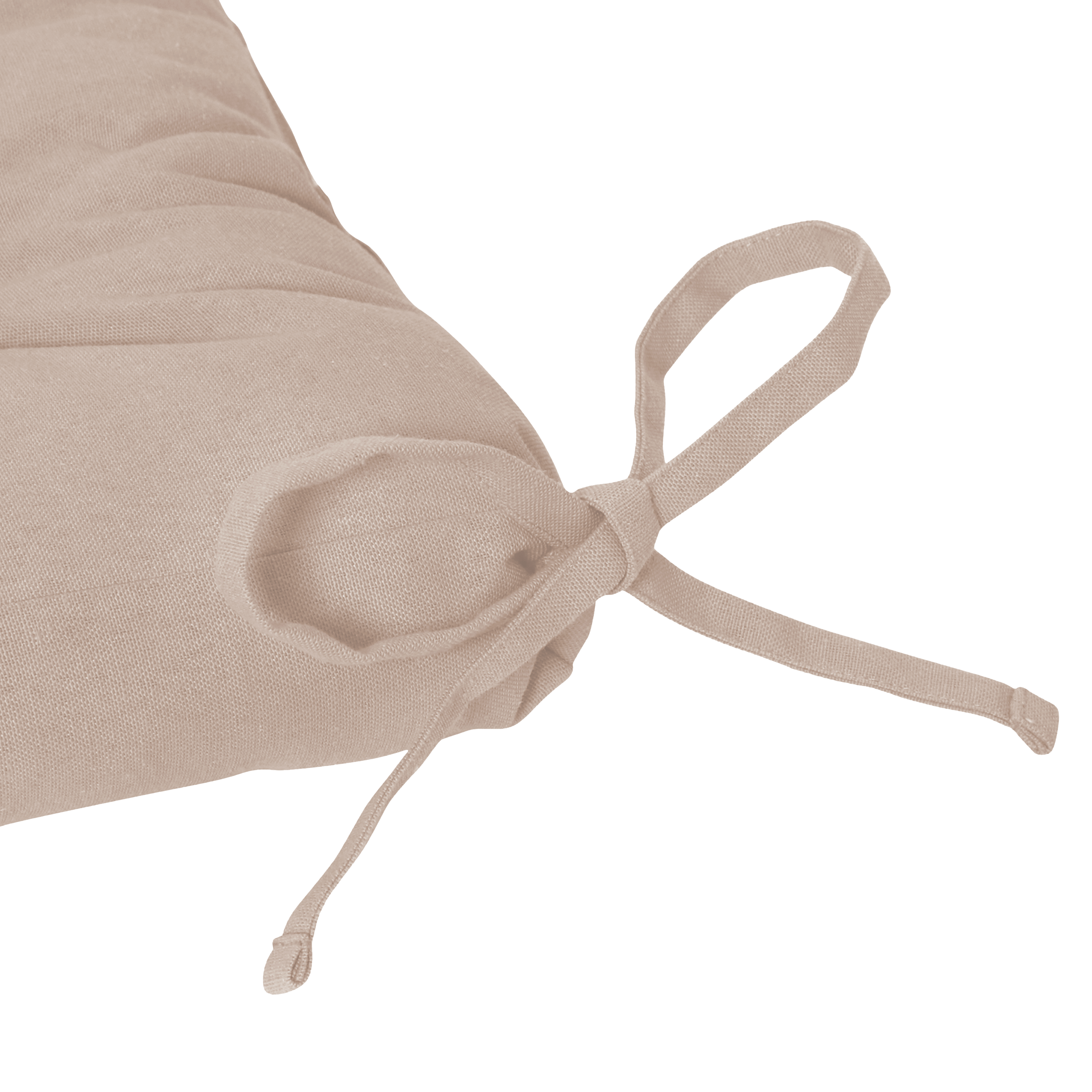 Pack 4 Almofadas para cadeira 38x38x5cm bege Inspire - 5