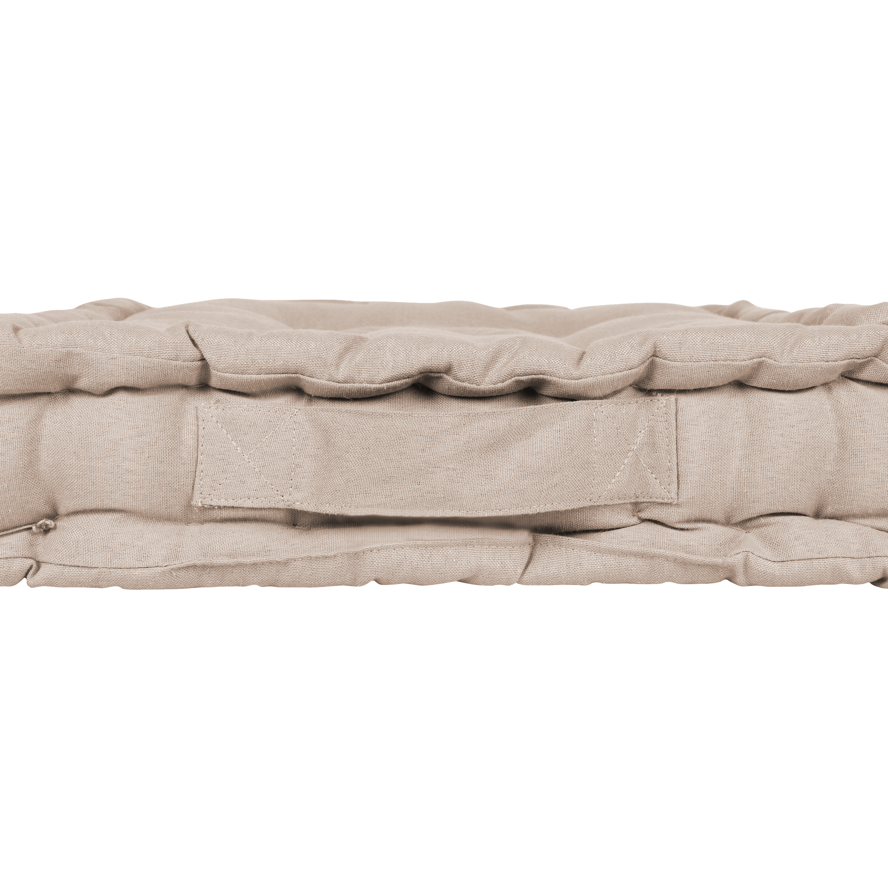 Coussin de sol Luck, déperlant, beige l.40 x H.40 cm INSPIRE - 4