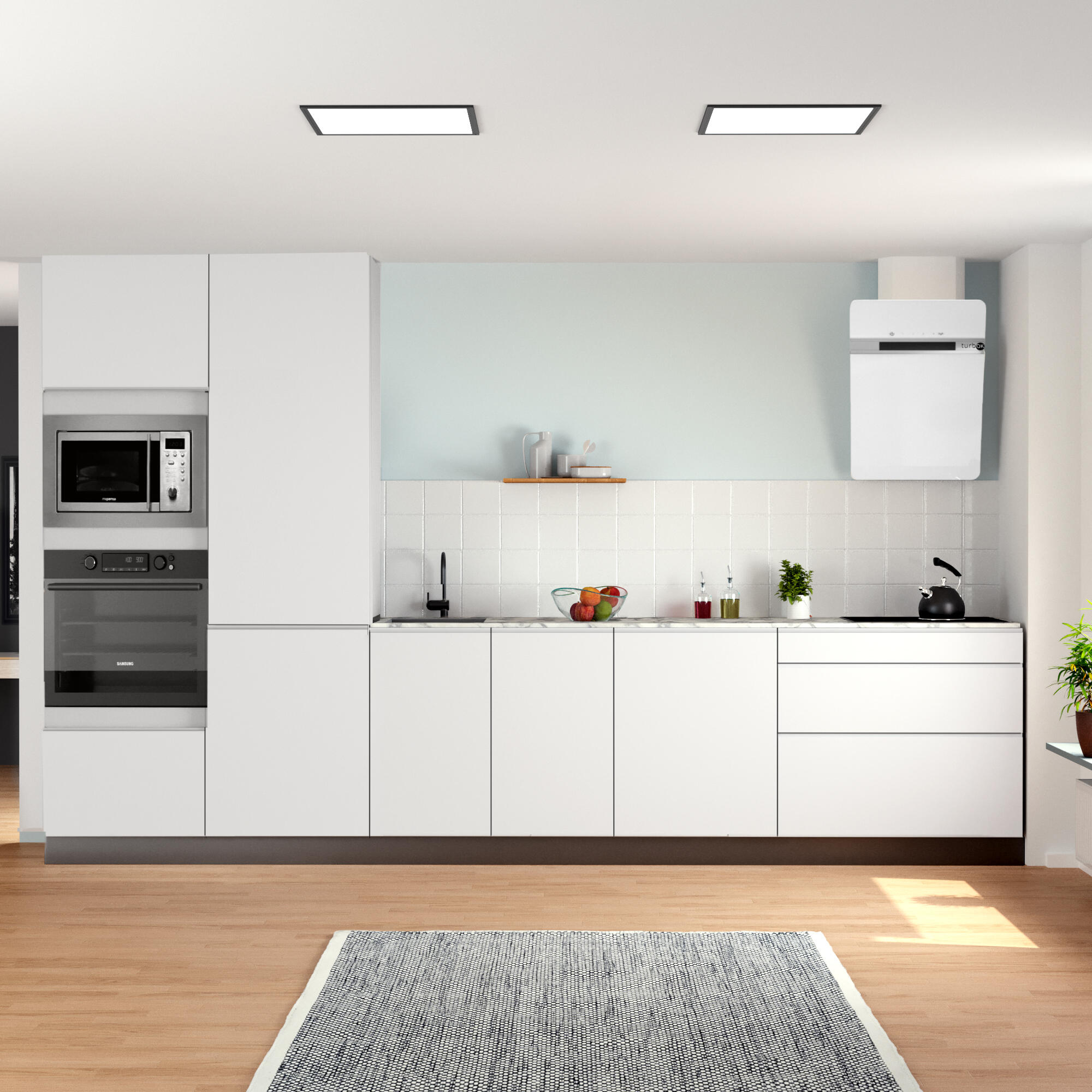 Cocina en kit delinea id tokio blanco mate 3.60 m