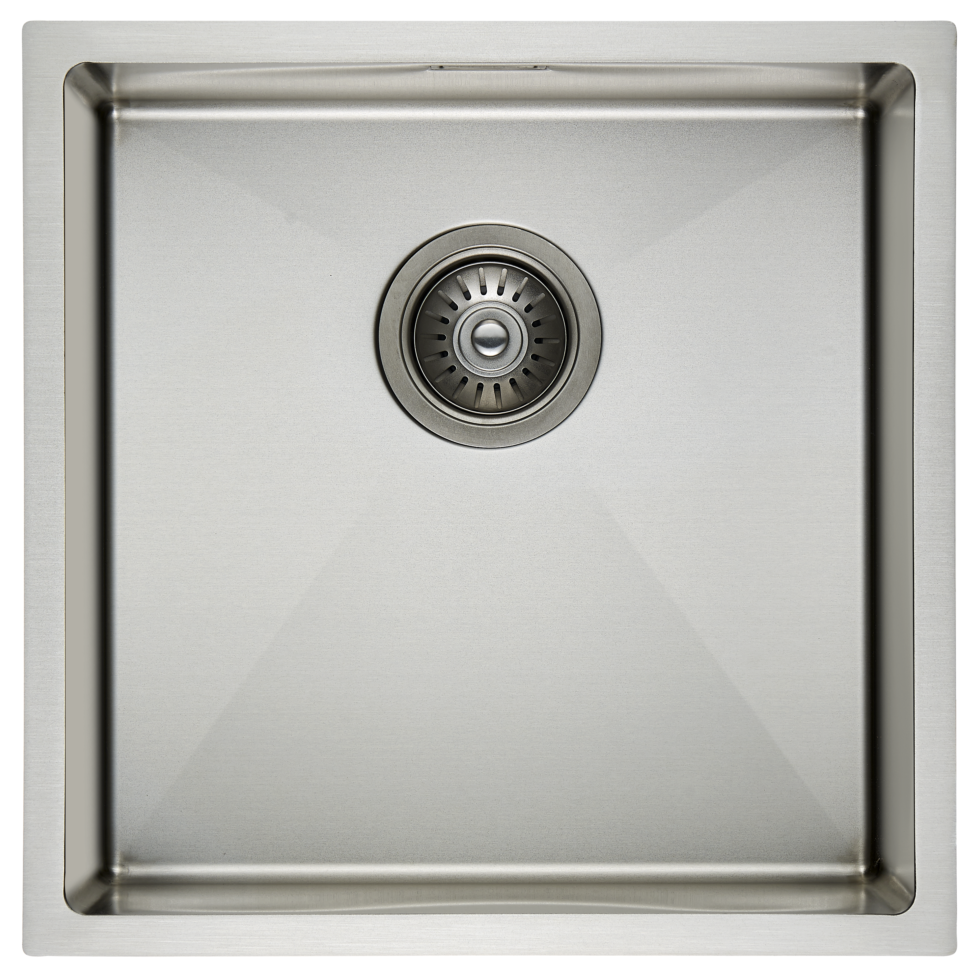 Fregadero de acero inox andemen vega acero azul 44 x 44 cm