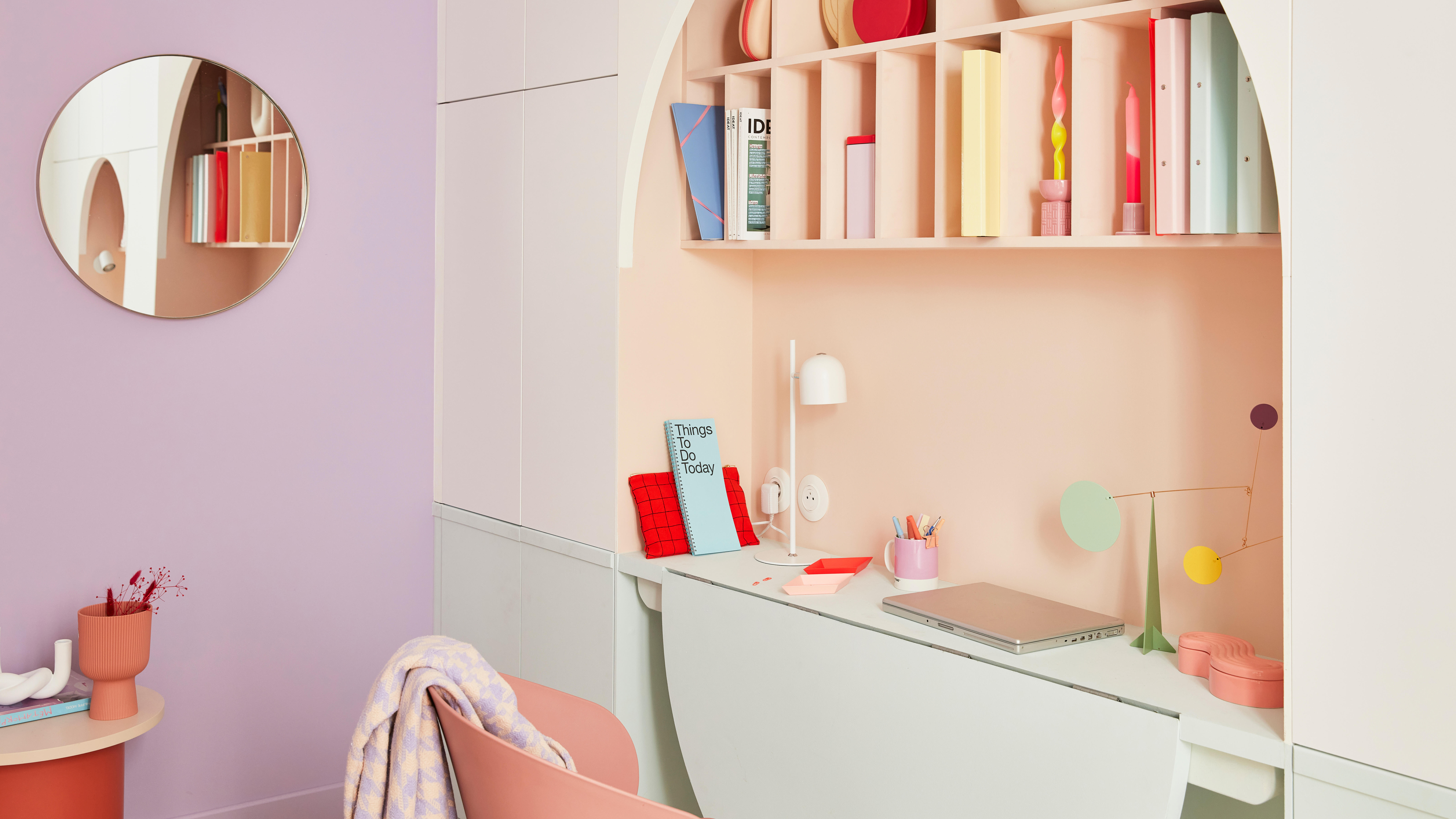 Vaso per piante e fiori VIBES ELHO in polipropilene rosa H 21 cm Ø 14 cm - 2