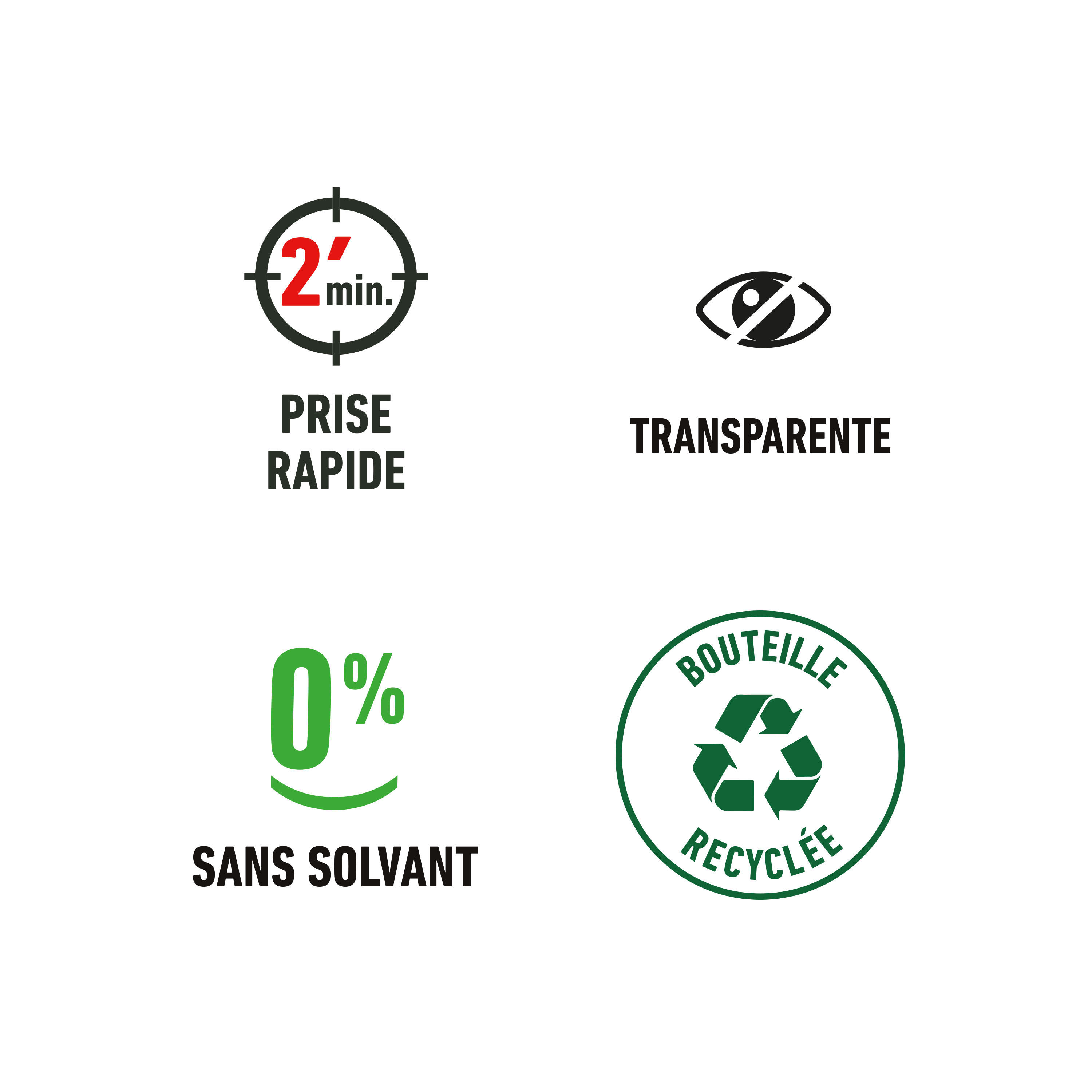 Colle d'assemblage liquide Prise rapide SADER, 250 g transparent - 6