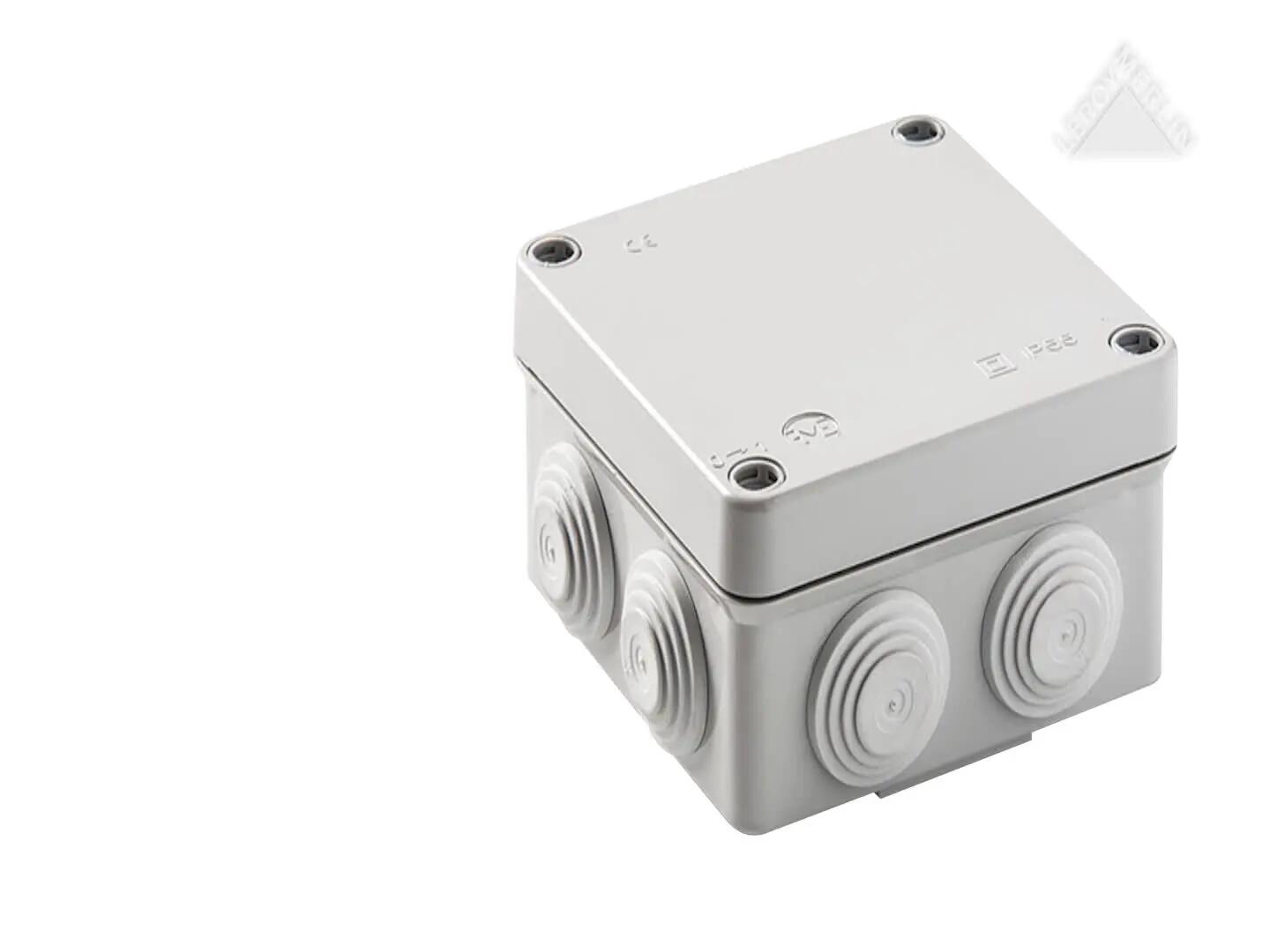 Caja de conexión estanca IP55 cuadrada 100x100x mm - 2