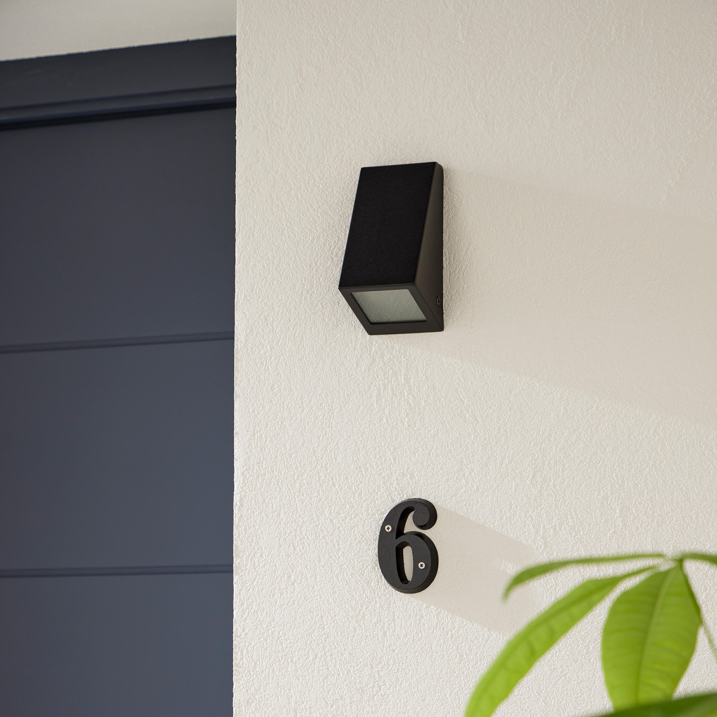 Candeeiro de parede sem lâmpada incluída de exterior Balboa GU10 1 luz preto Inspire - 11