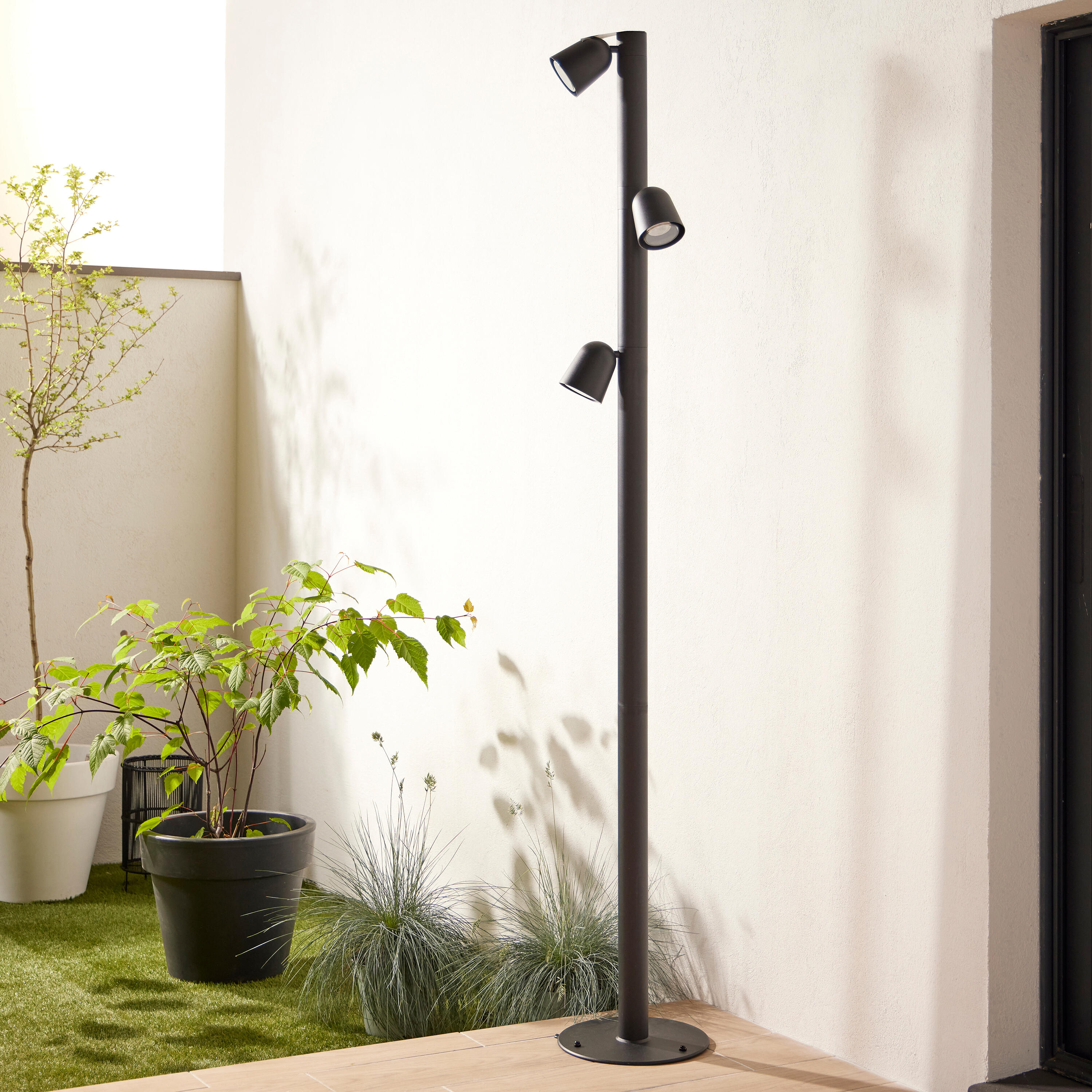Lampadaire extérieur 3 x GU10 max 25W anthracite Philly INSPIRE - 2