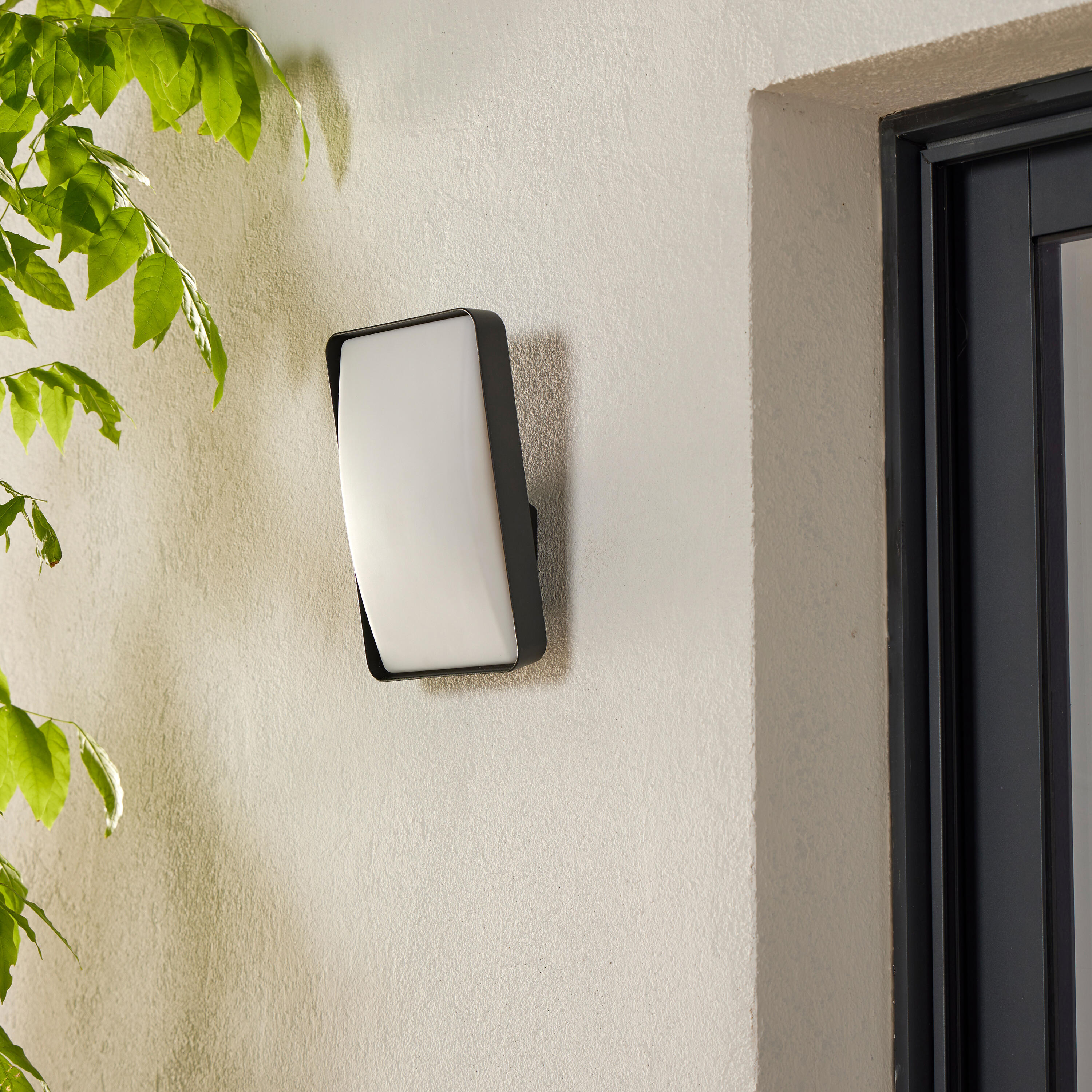 Applique LED, aluminium / polycarbonate, gris, Algoa, INSPIRE - 2