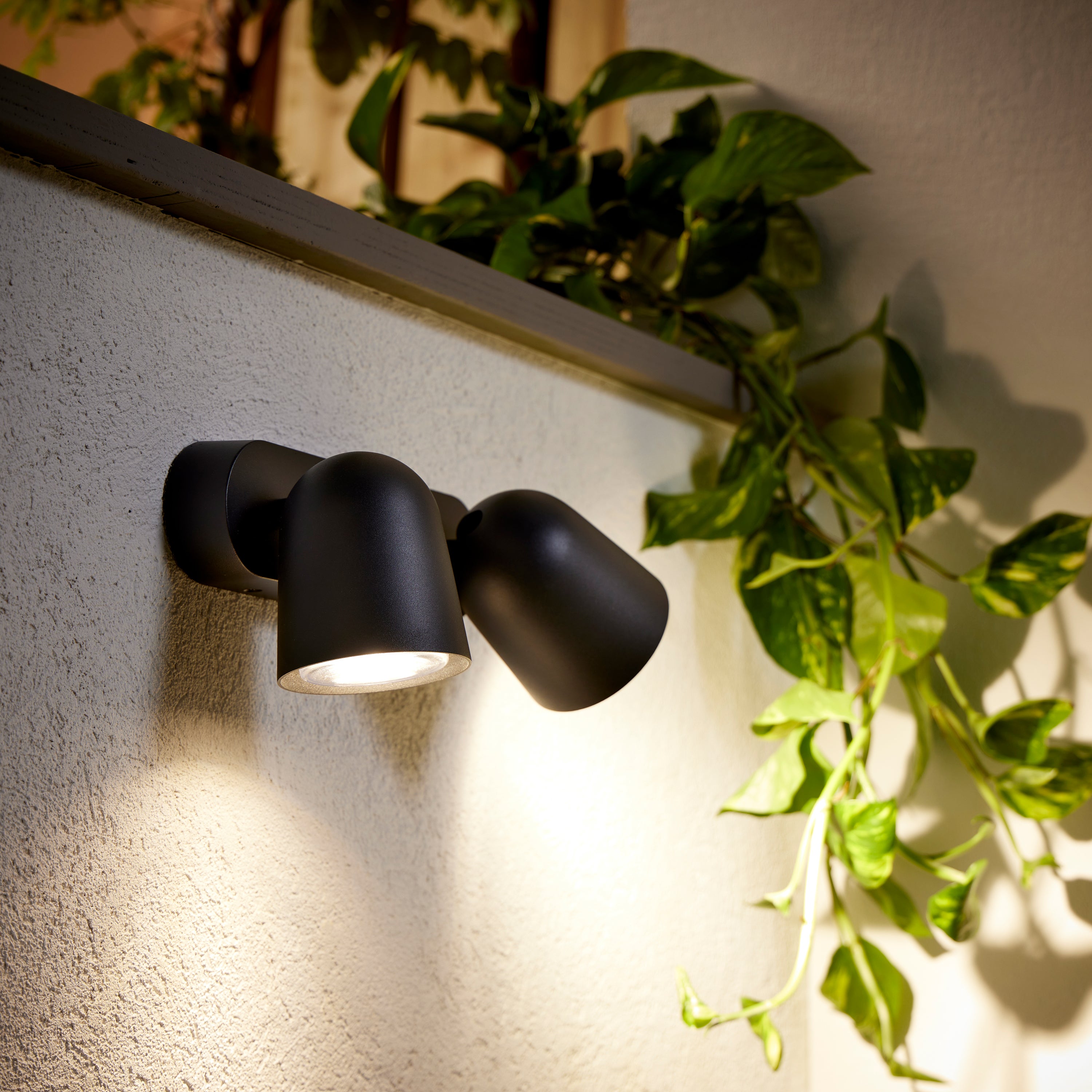 Applique extérieure 2 x GU10 max 25W anthracite Philly INSPIRE - 2