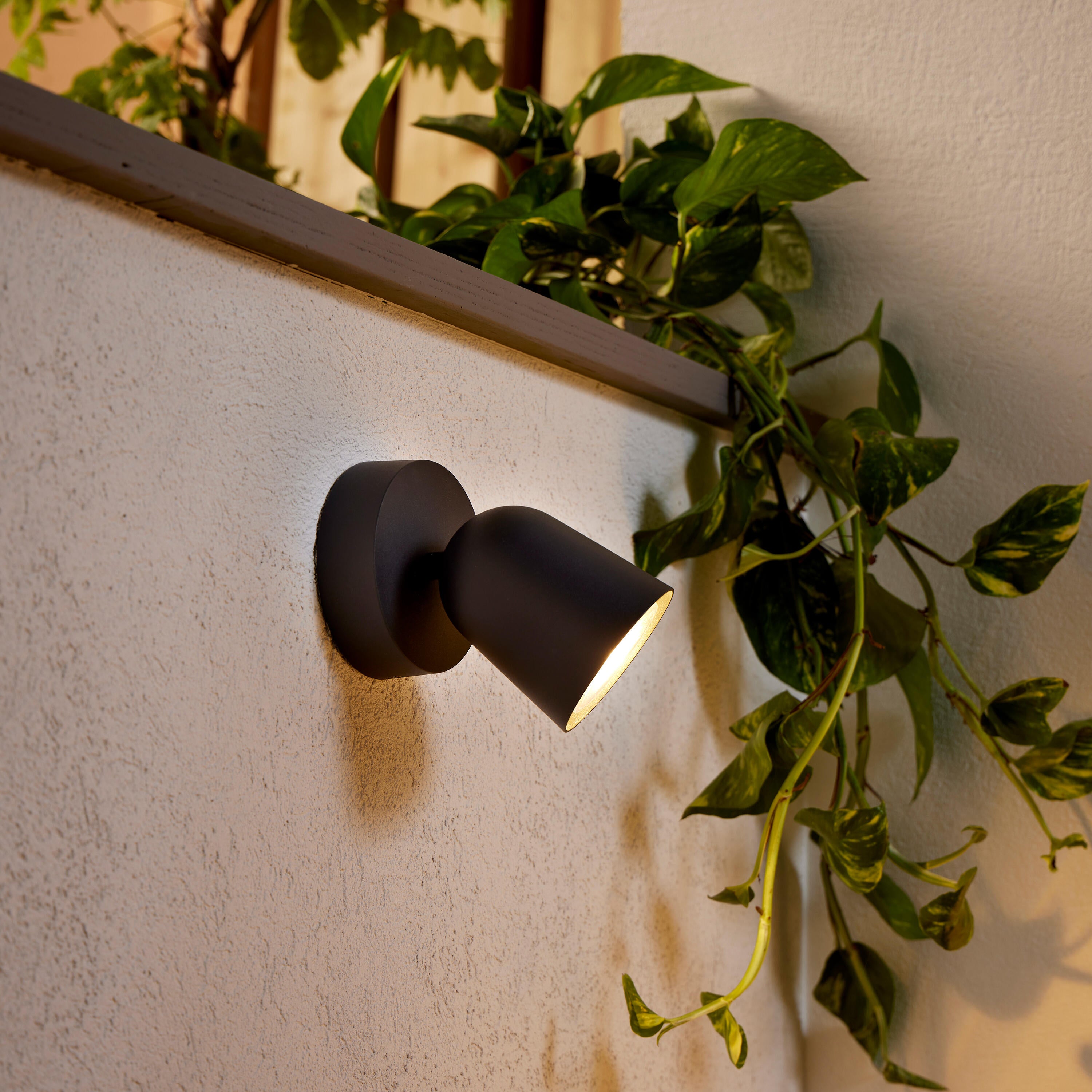 Kinkiet zewnętrzny Philly czarny GU10 IP44 Inspire - 5