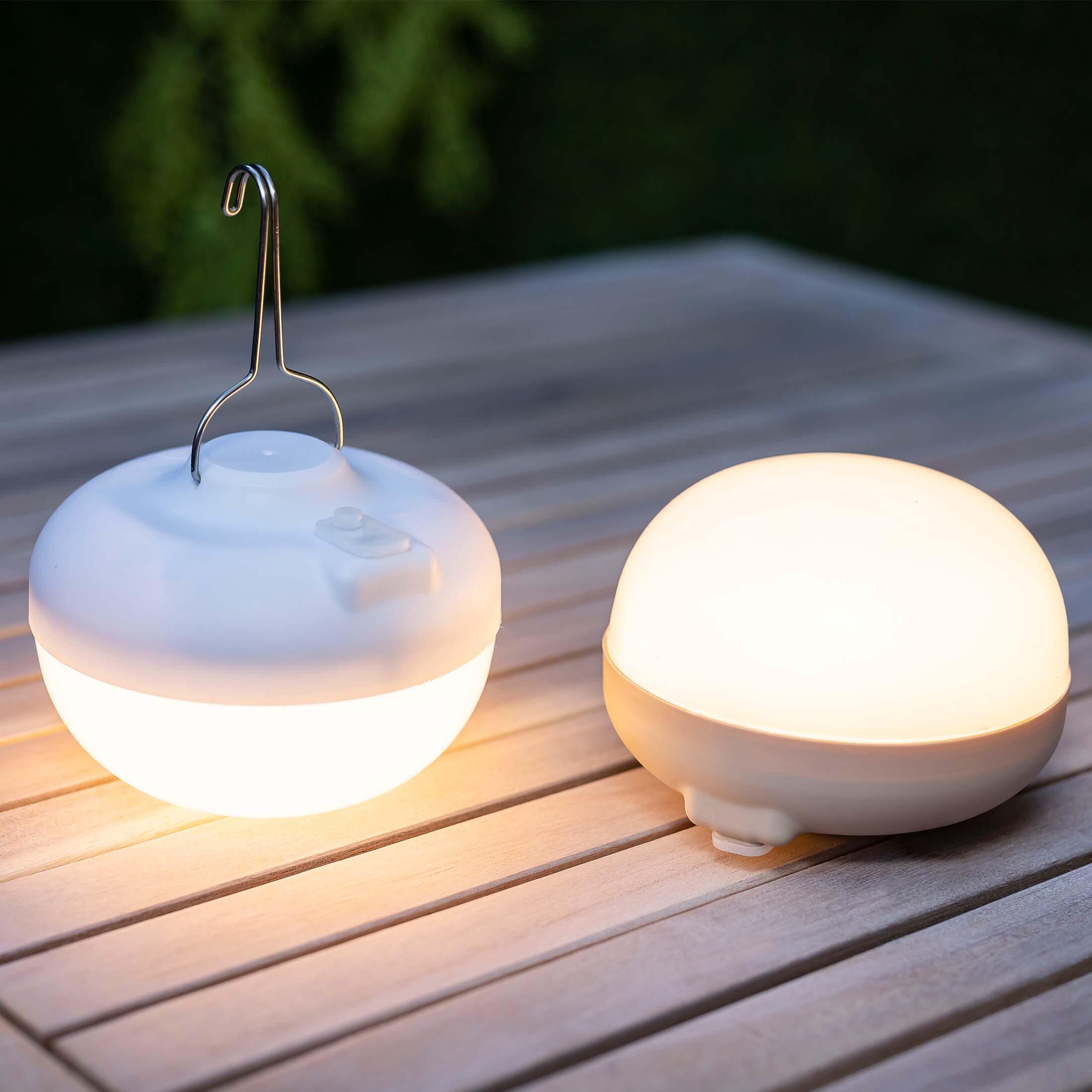 Lámpara de mesa para exterior sin cables Saona batería recargable New  Garden