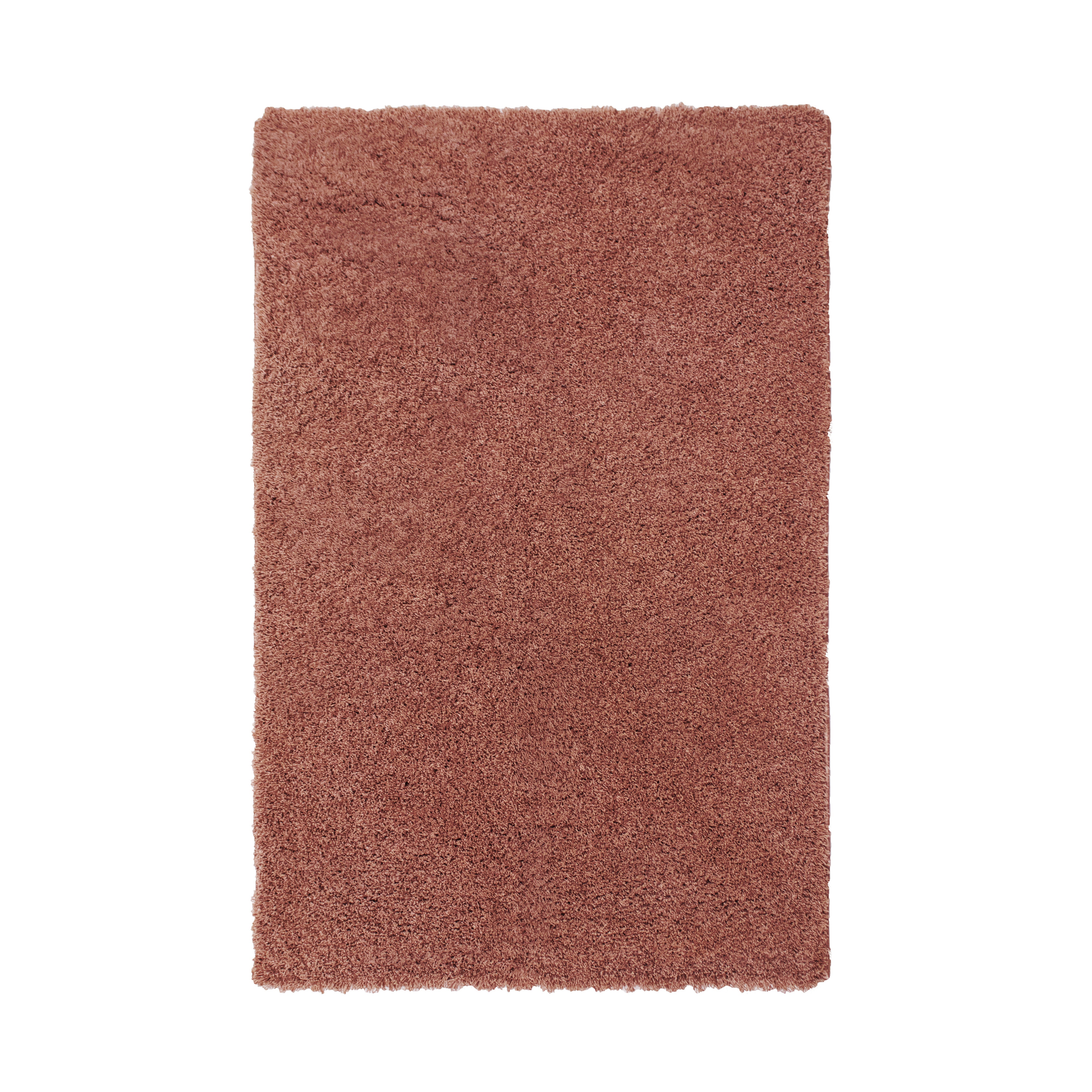 Tapis rouge marsala rectangulaire, l.60 x L.90 cm Cocooning - 3