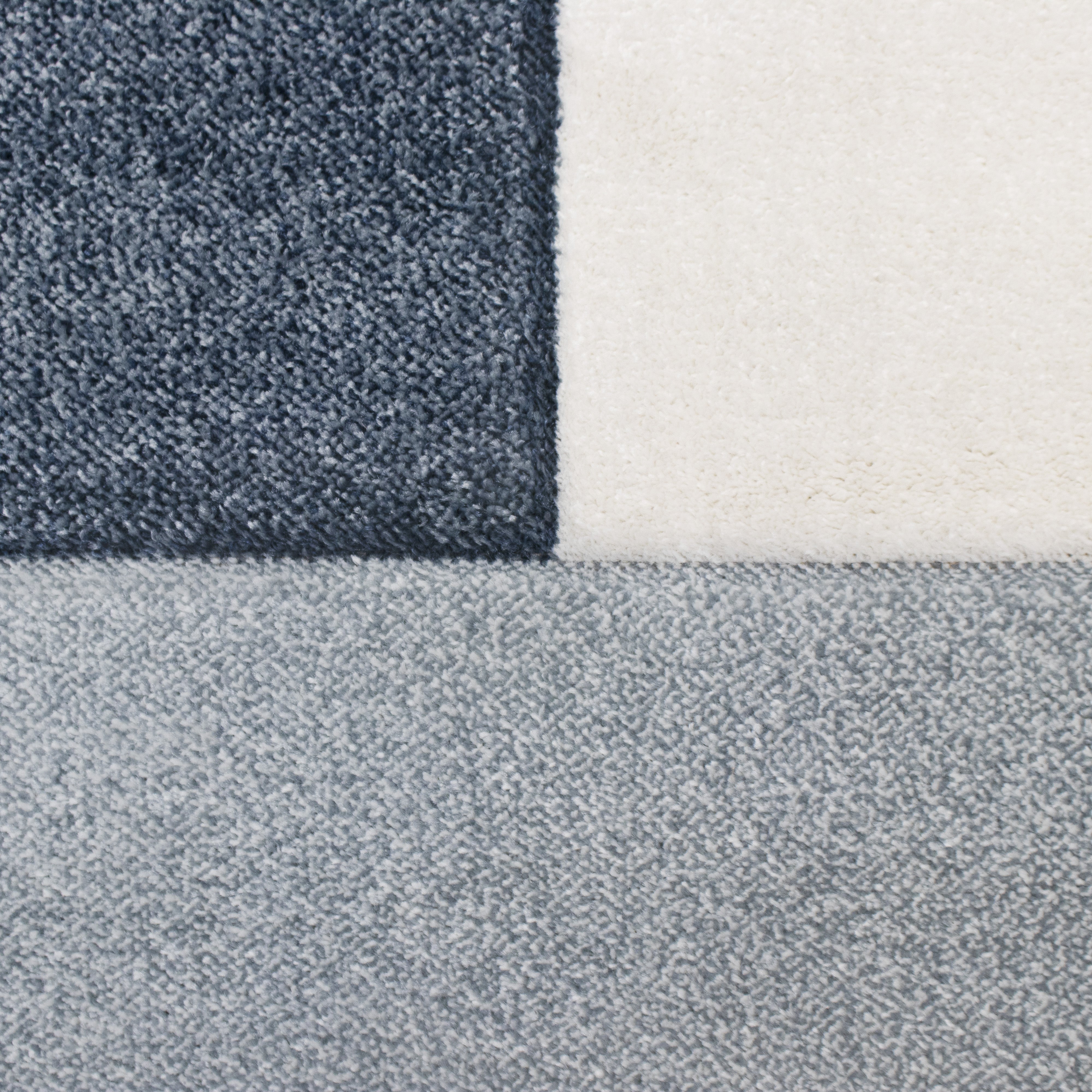 Tapis bleu rectangulaire, l.150 x L.200 cm Tetris - 4