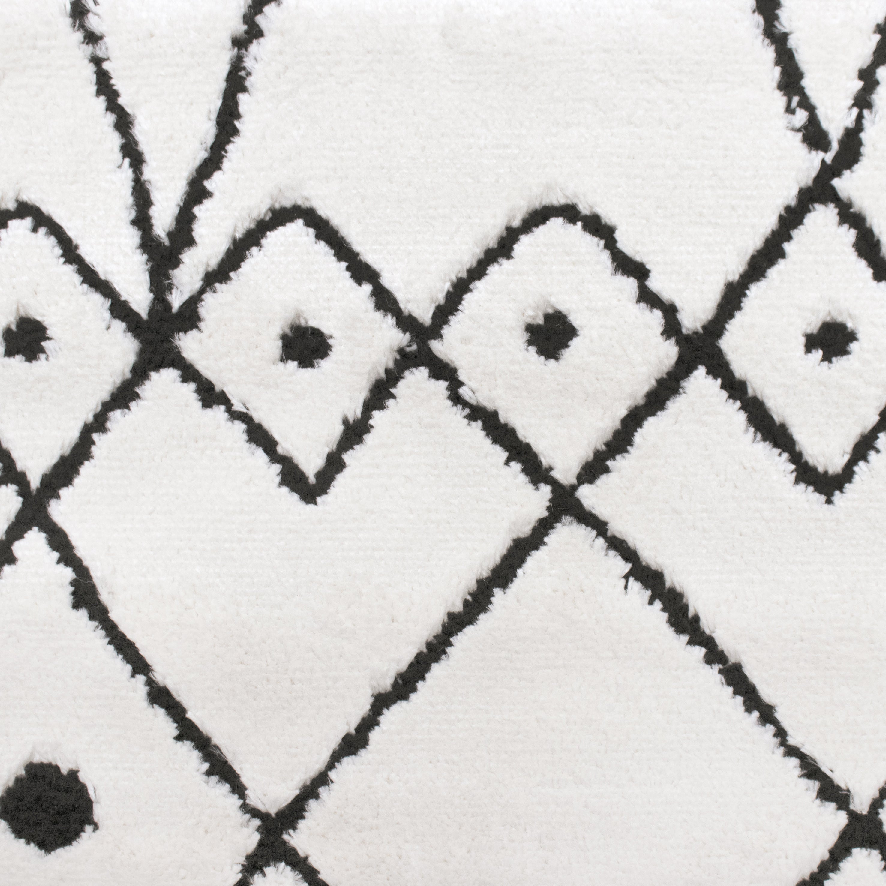 Tapis berbère blanc rectangulaire, l.150 x L.200 cm Sarouk - 4